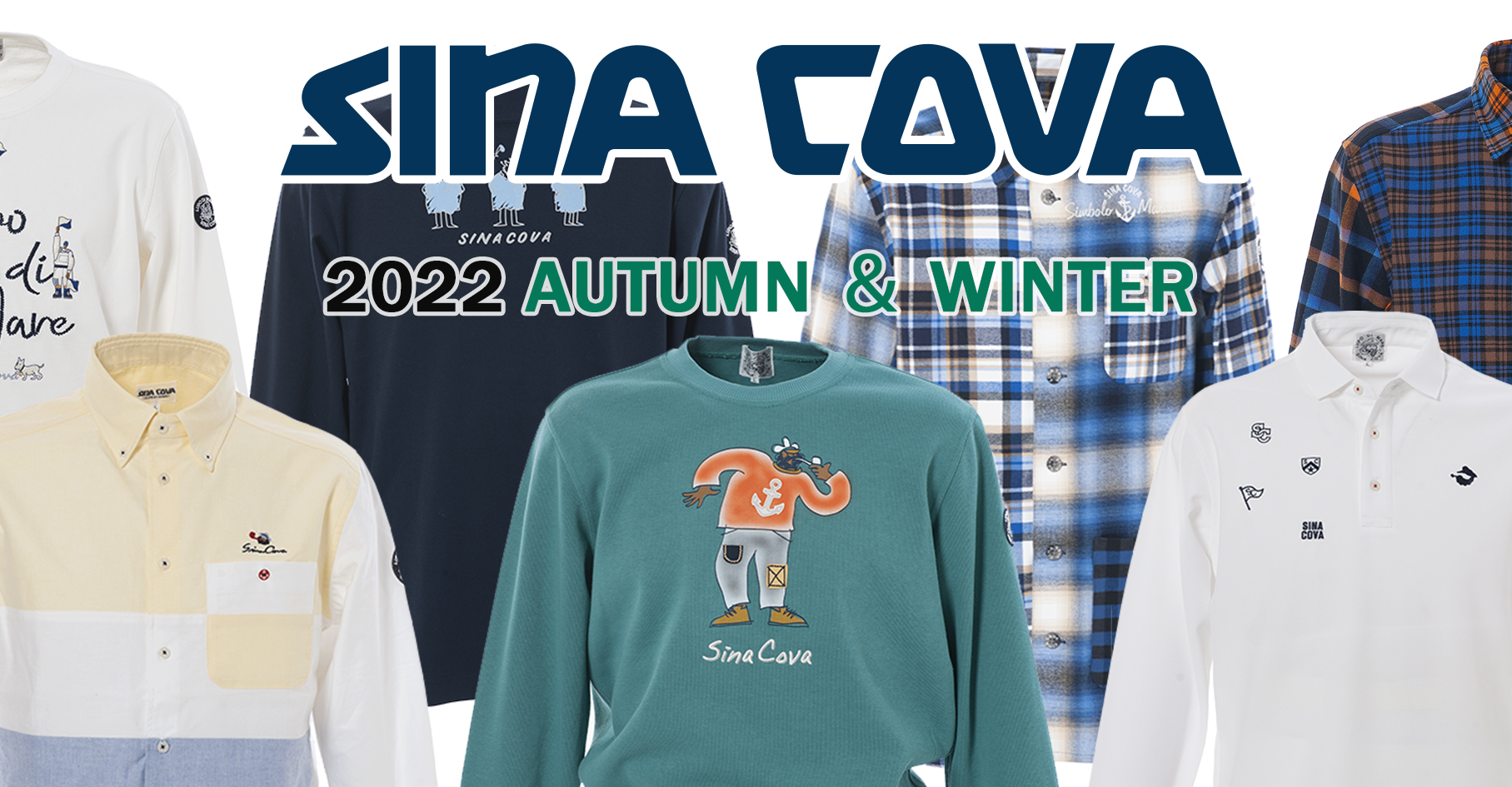 SINA COVA 2022 AUTUMN & WINTER 第3弾 新作商品入荷のお知らせ