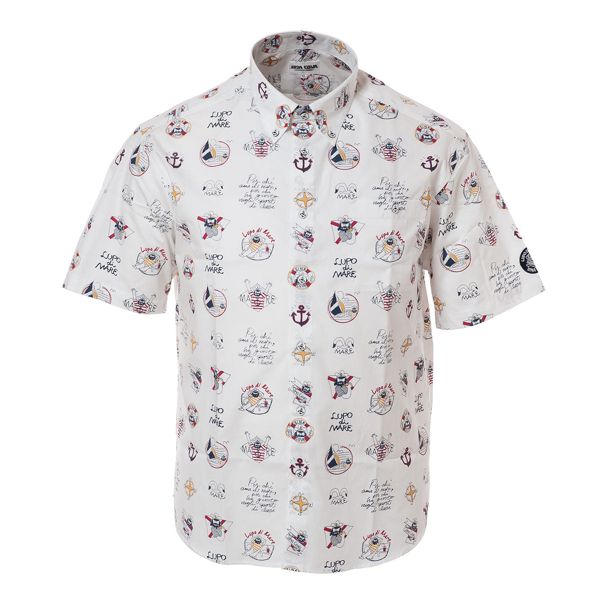 Short -sleeved button down shirt 19124540