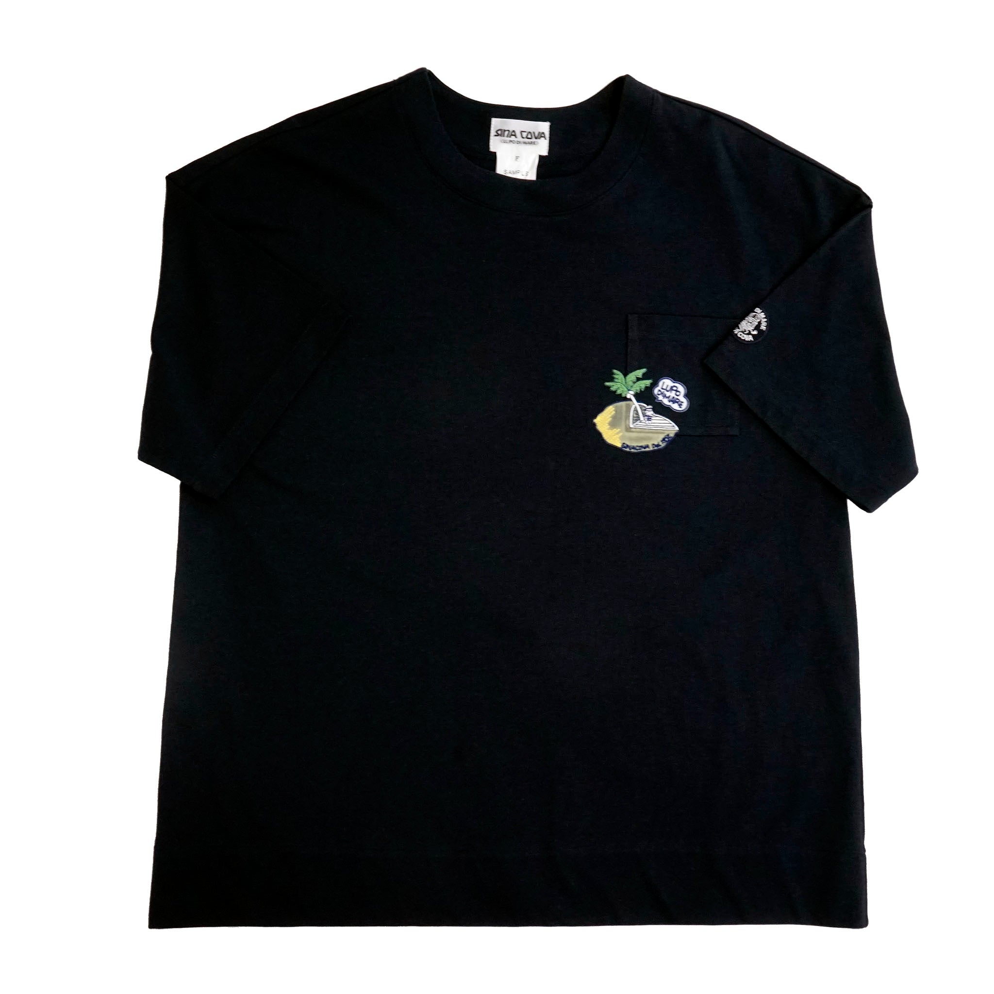 Ladies Short Sleeve Wide T -shirt 22180520