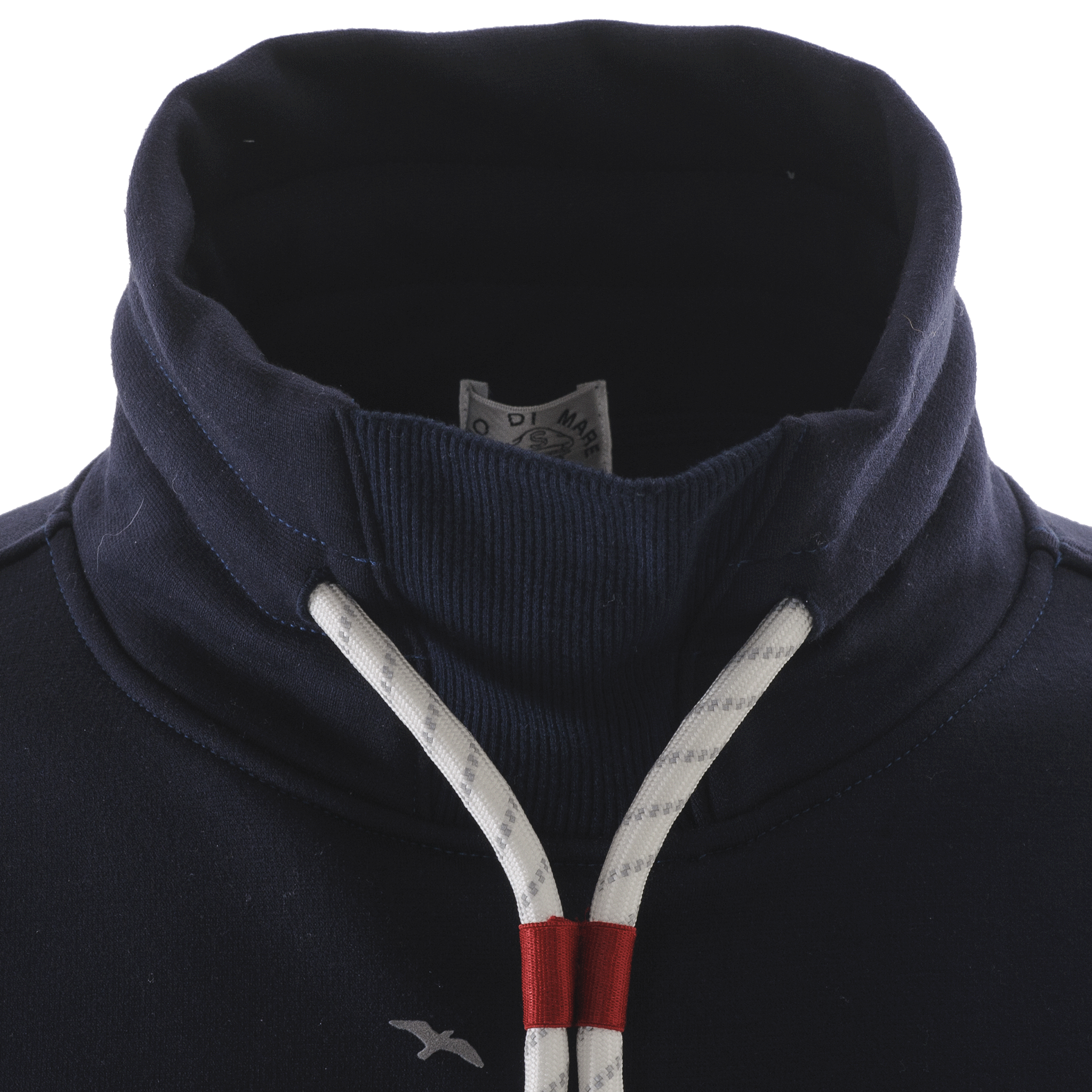 【公式】シナコバ (SINA COVA) ハイネックプルオーバー 23210080 ネイビーの首元