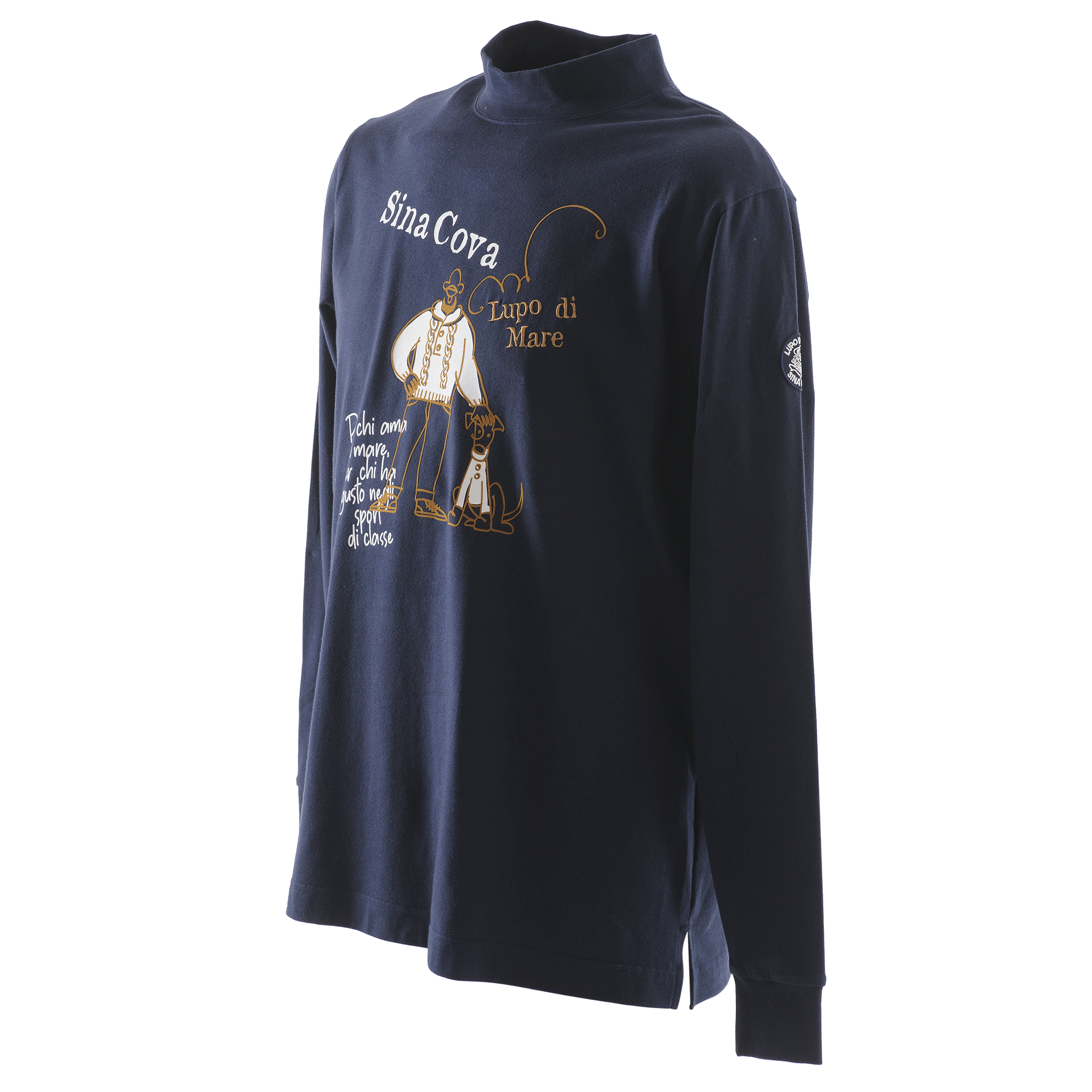 キングサイズハイネック長袖Tシャツ 23220026