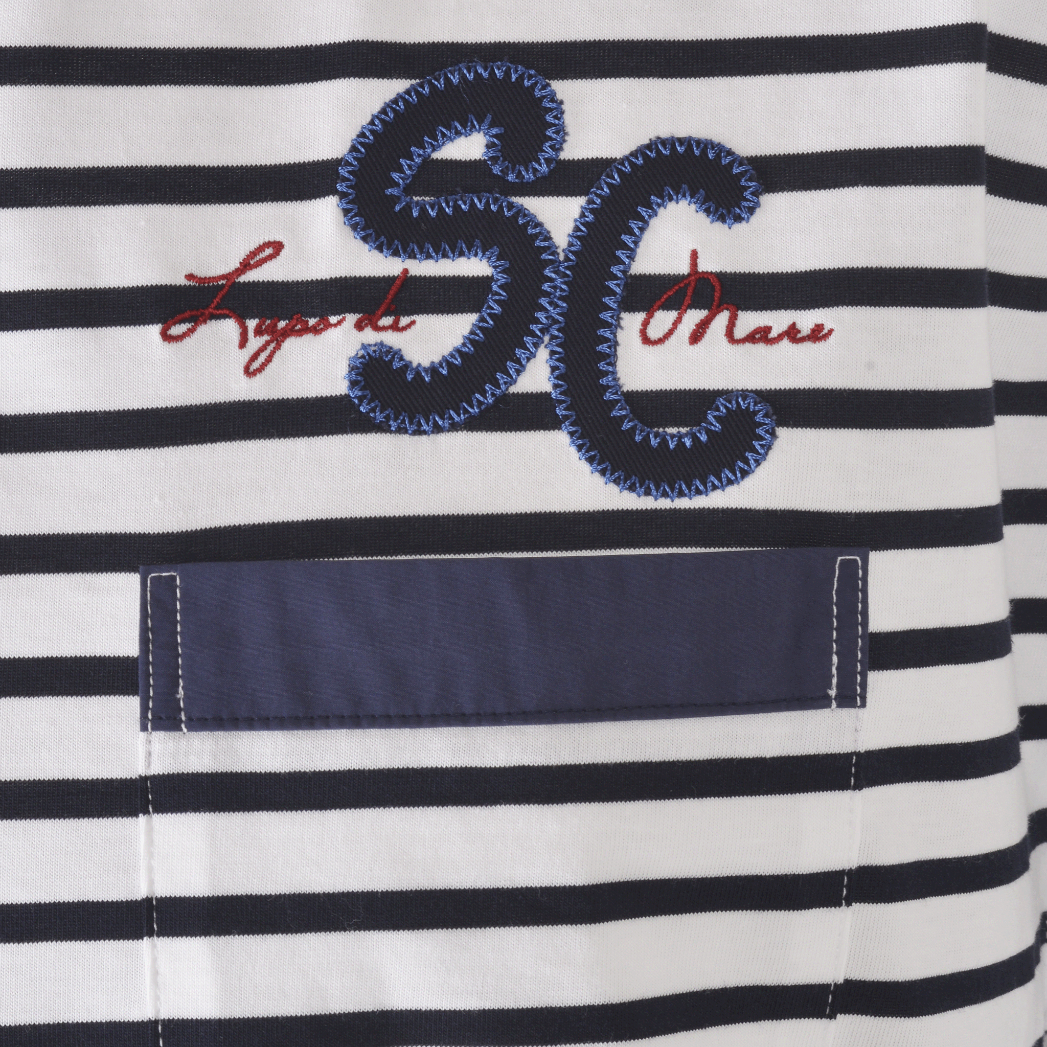【公式】シナコバ (SINA COVA) 切替ボーダー半袖Tシャツ 24110540