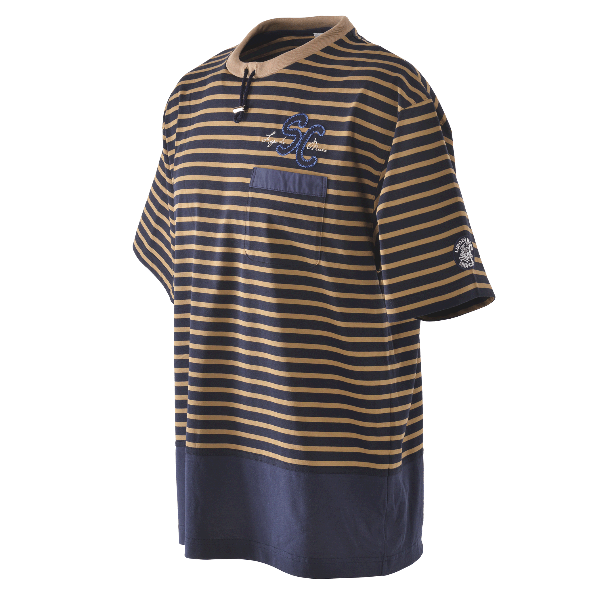 【公式】シナコバ (SINA COVA) 切替ボーダー半袖Tシャツ 24110540