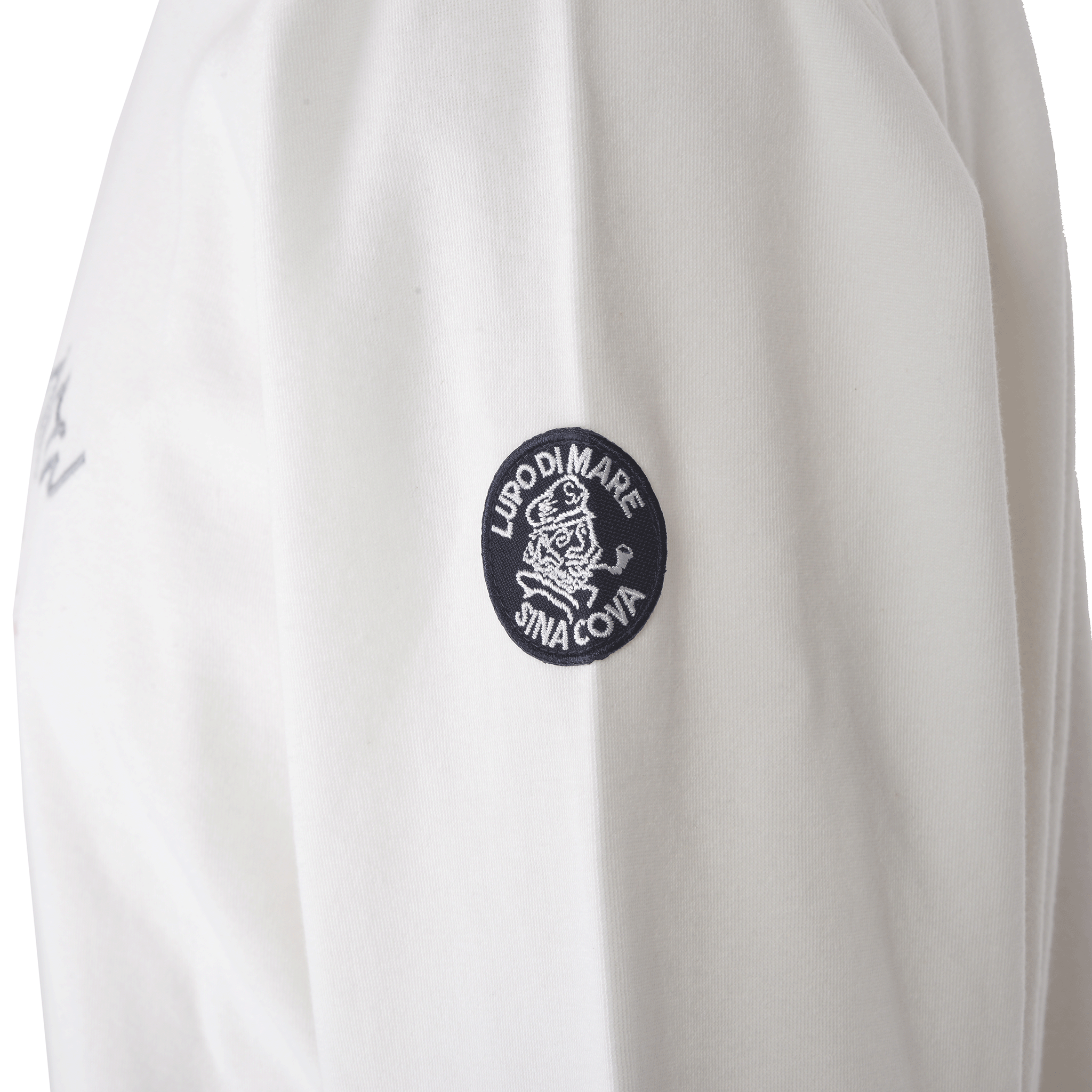 【公式】シナコバ (SINA COVA) クルーネックトレーナー 24120020 オフホワイトの肩部分