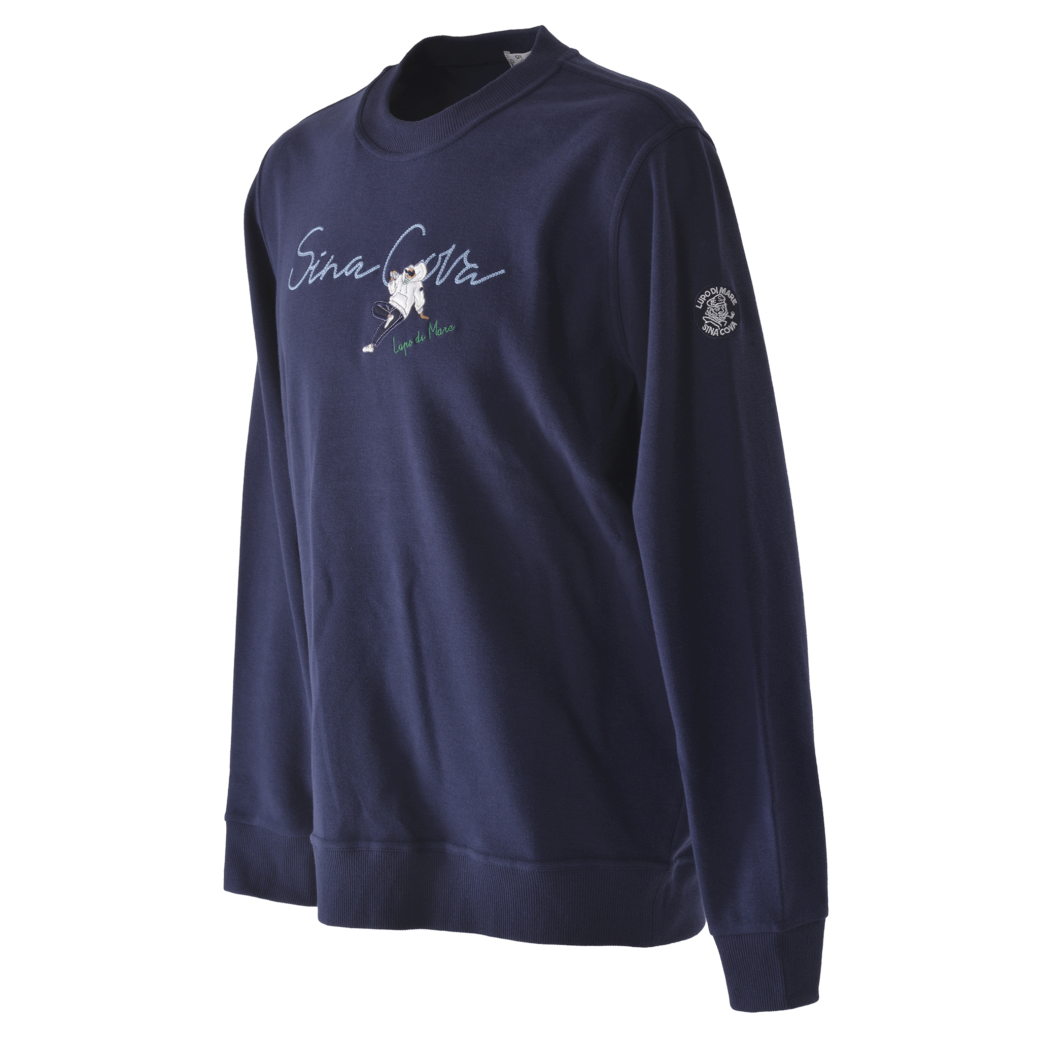 【公式】シナコバ (SINA COVA) クルーネックトレーナー 24120020 ネイビーのイメージ画像