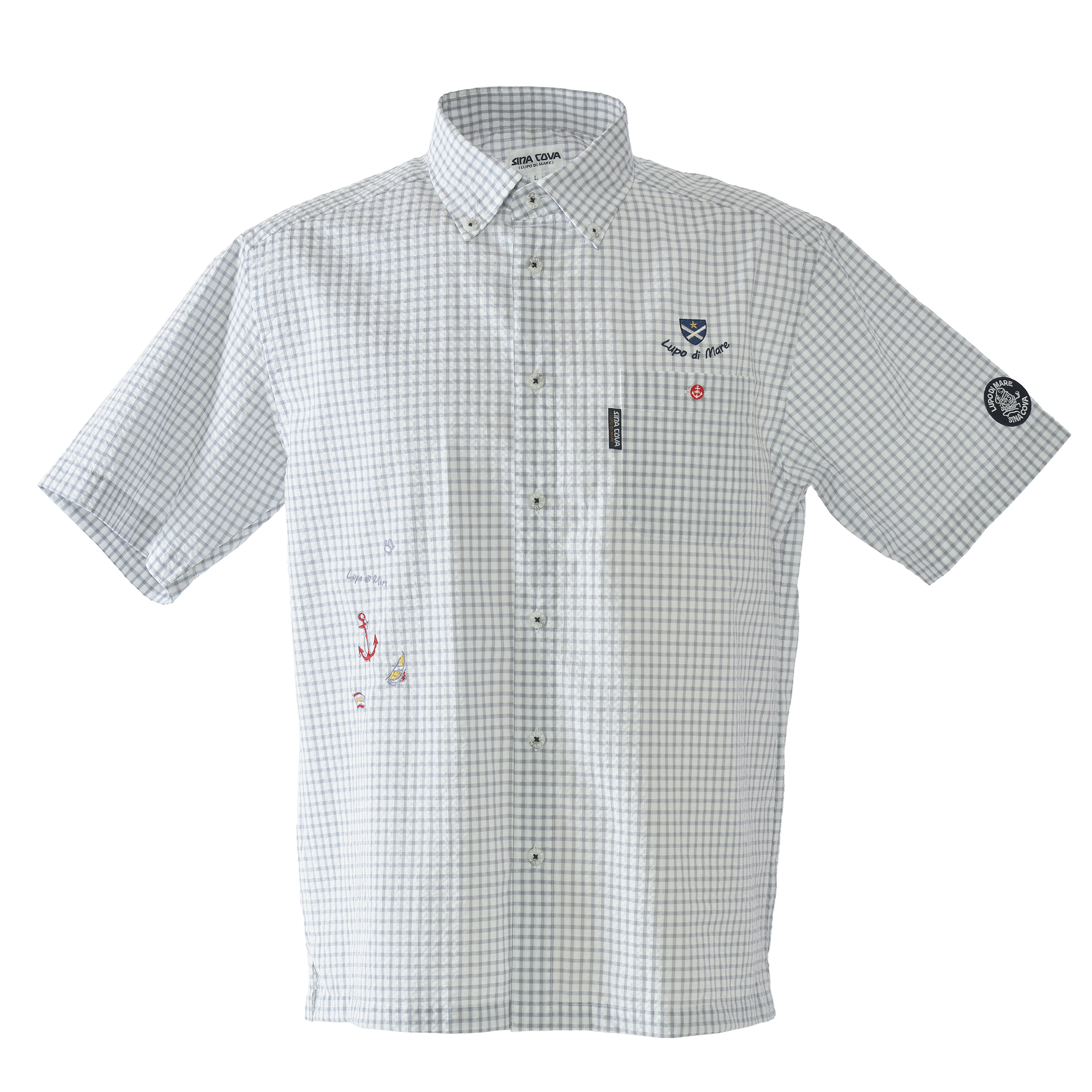 Short-sleeved button-down shirt 26114520