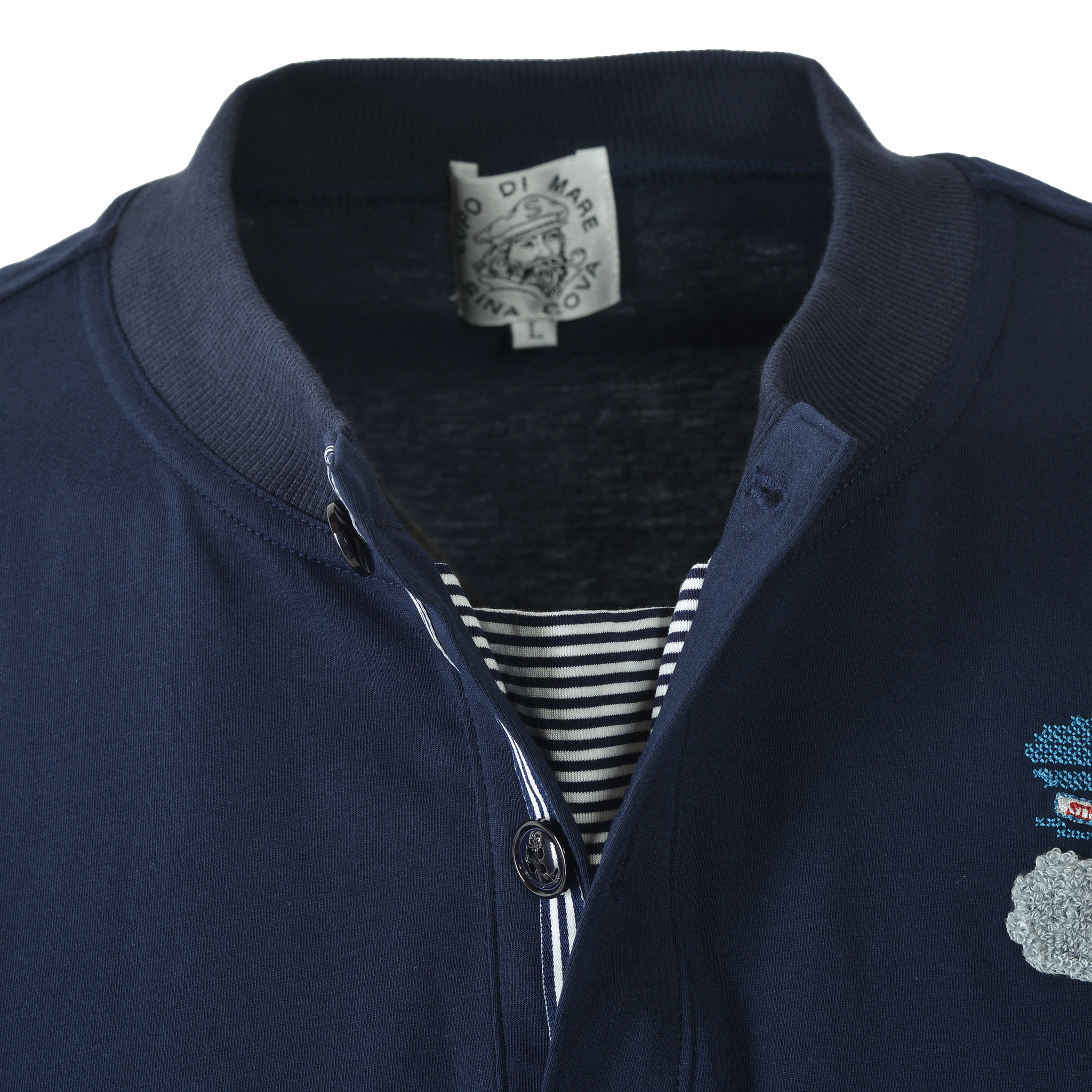 Henley neck short-sleeved T-shirt, unisex (unisex) 26110550