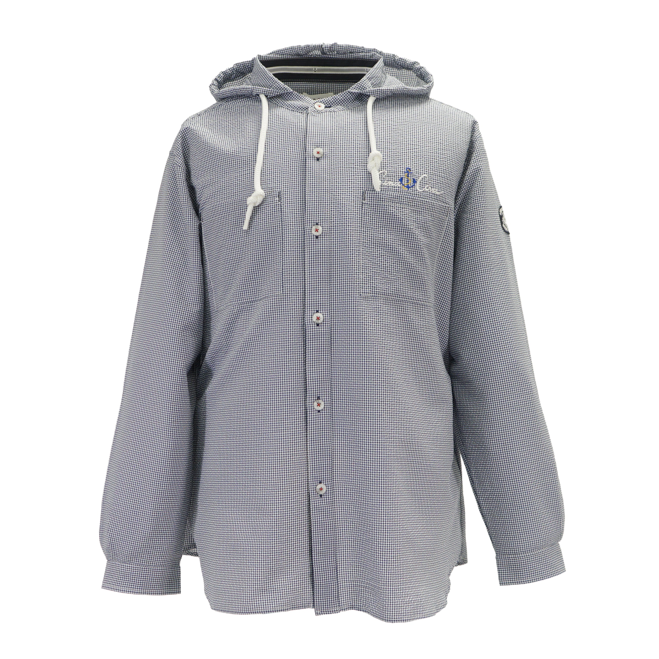 Hooded shirt jacket, unisex (unisex), 25113060