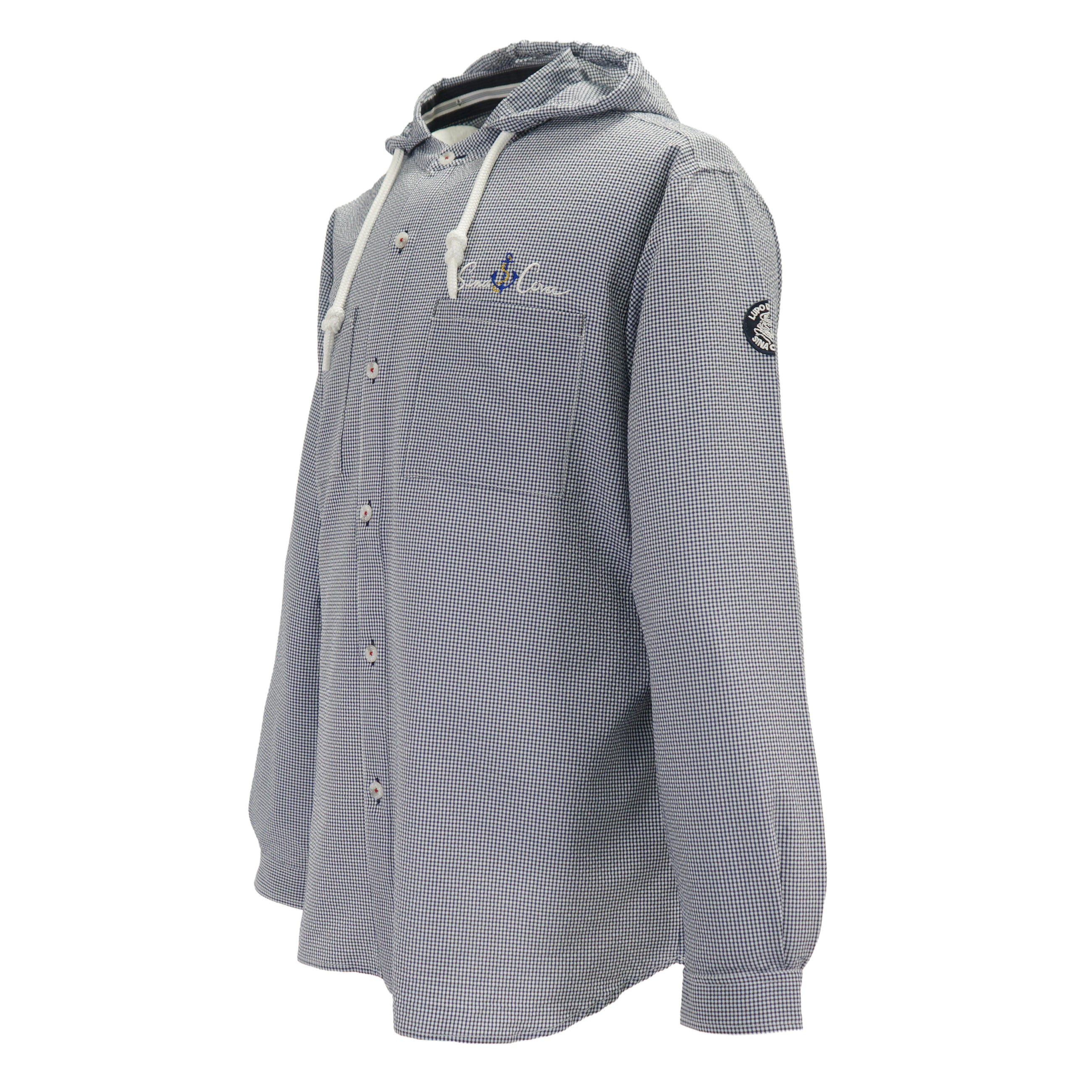 Hooded shirt jacket, unisex (unisex), 25113060