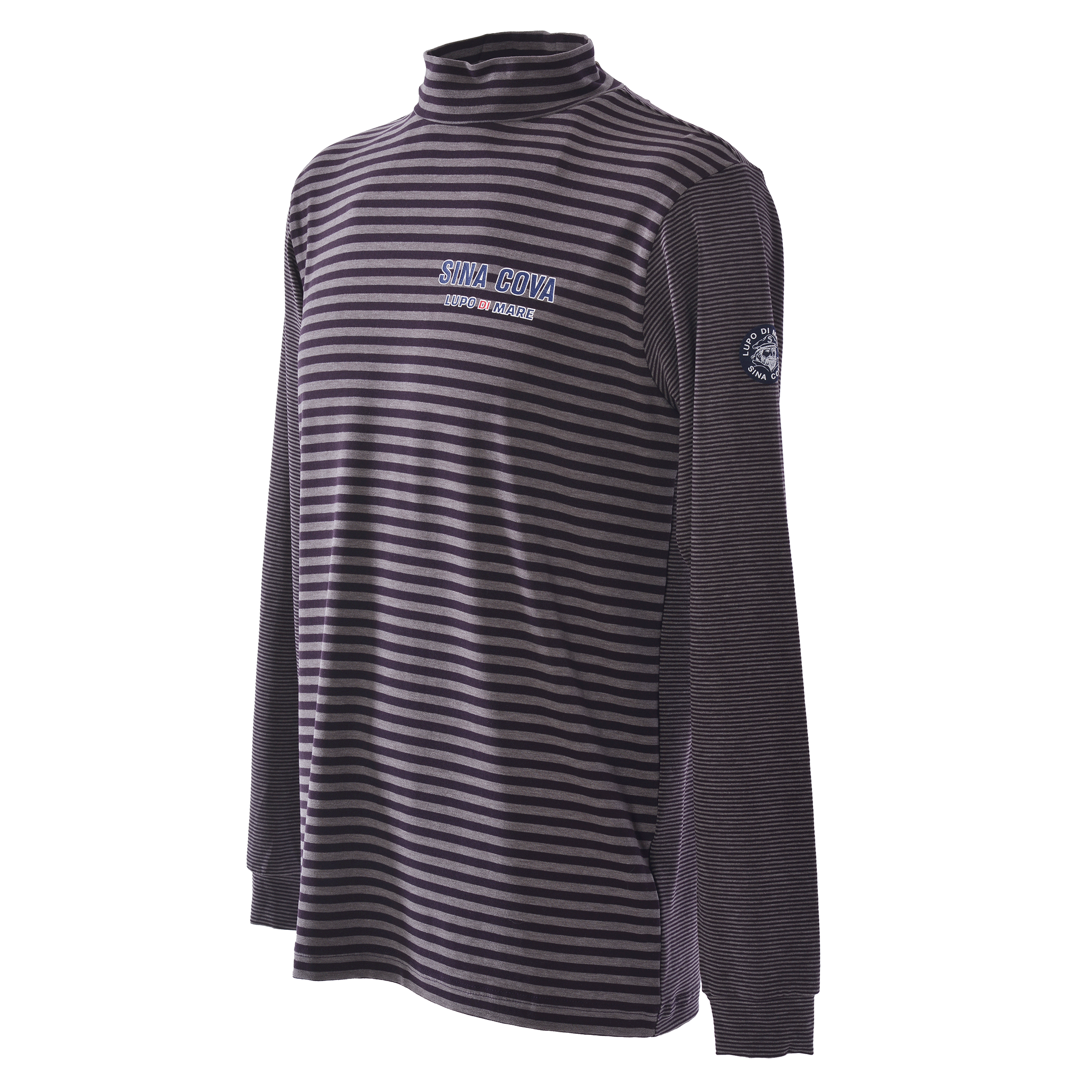 長袖モックネックTシャツ 25250070