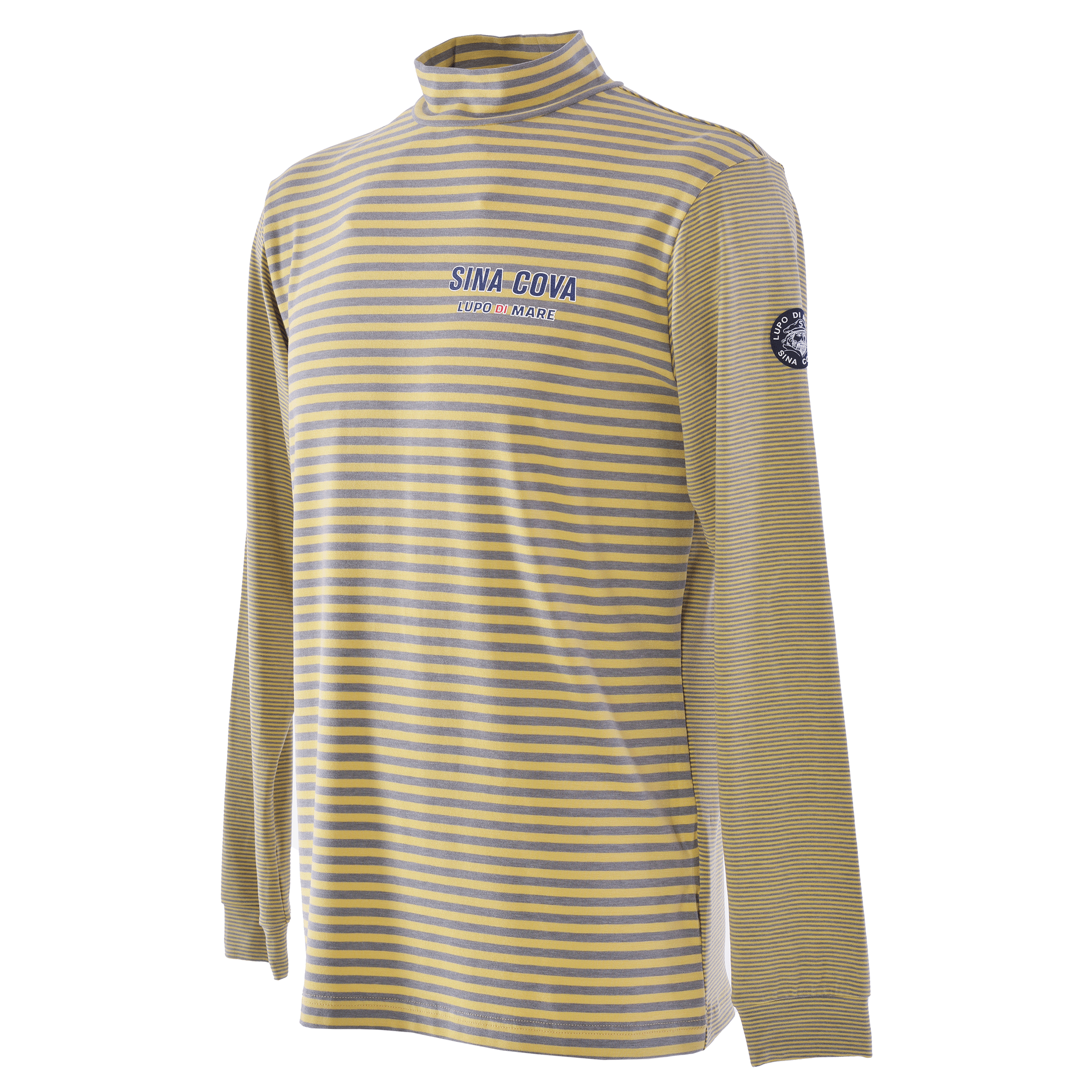 長袖モックネックTシャツ 25250070
