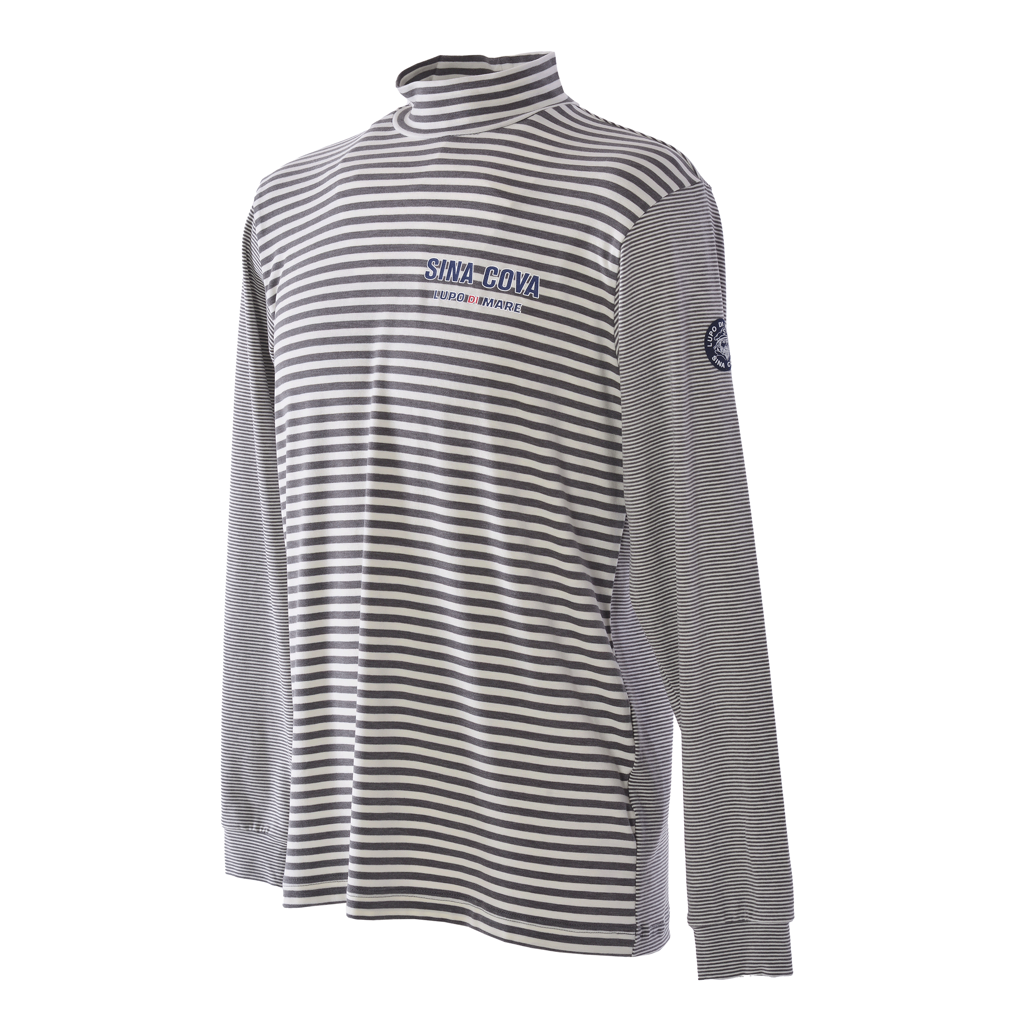 長袖モックネックTシャツ 25250070