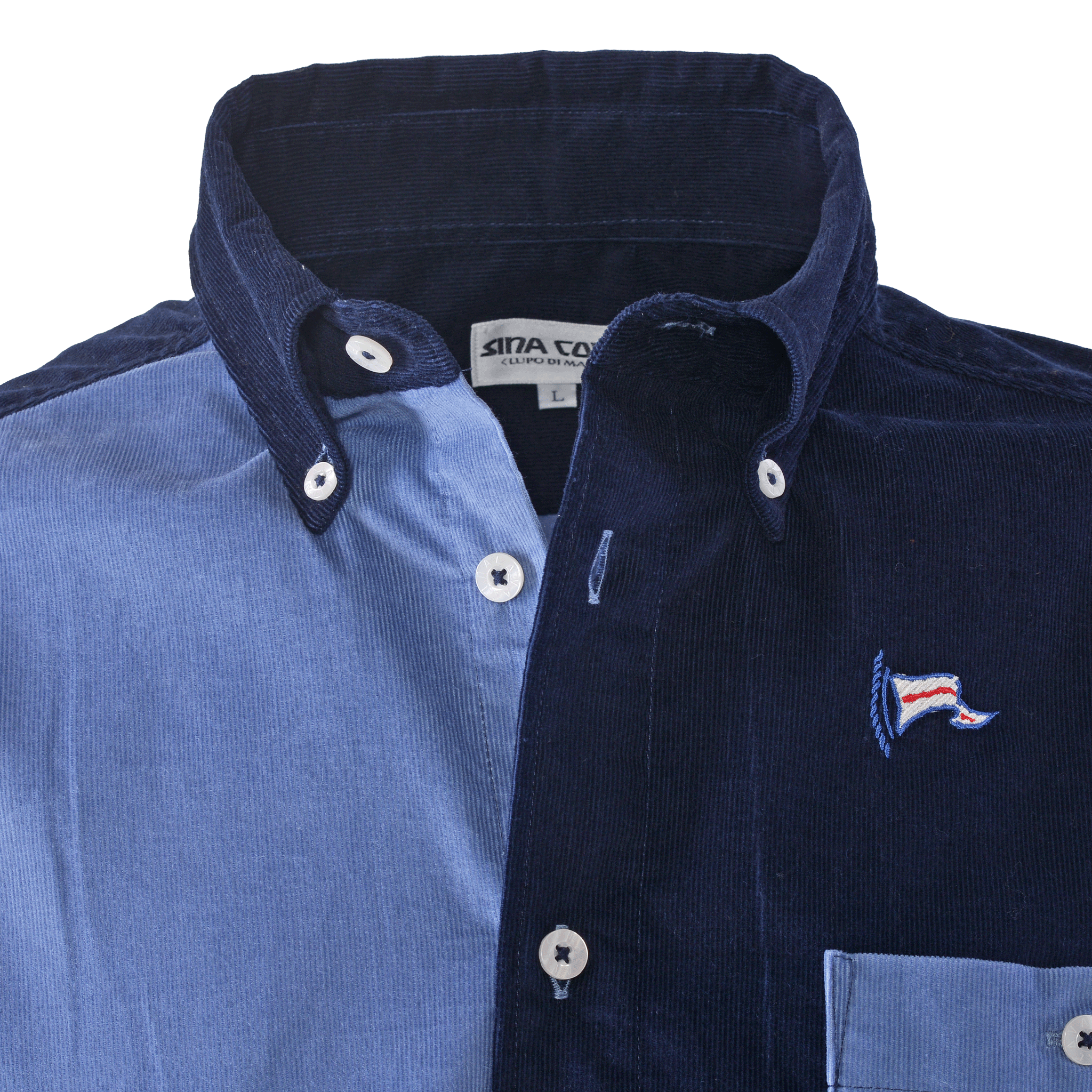 Long-sleeved button-down shirt 25224060