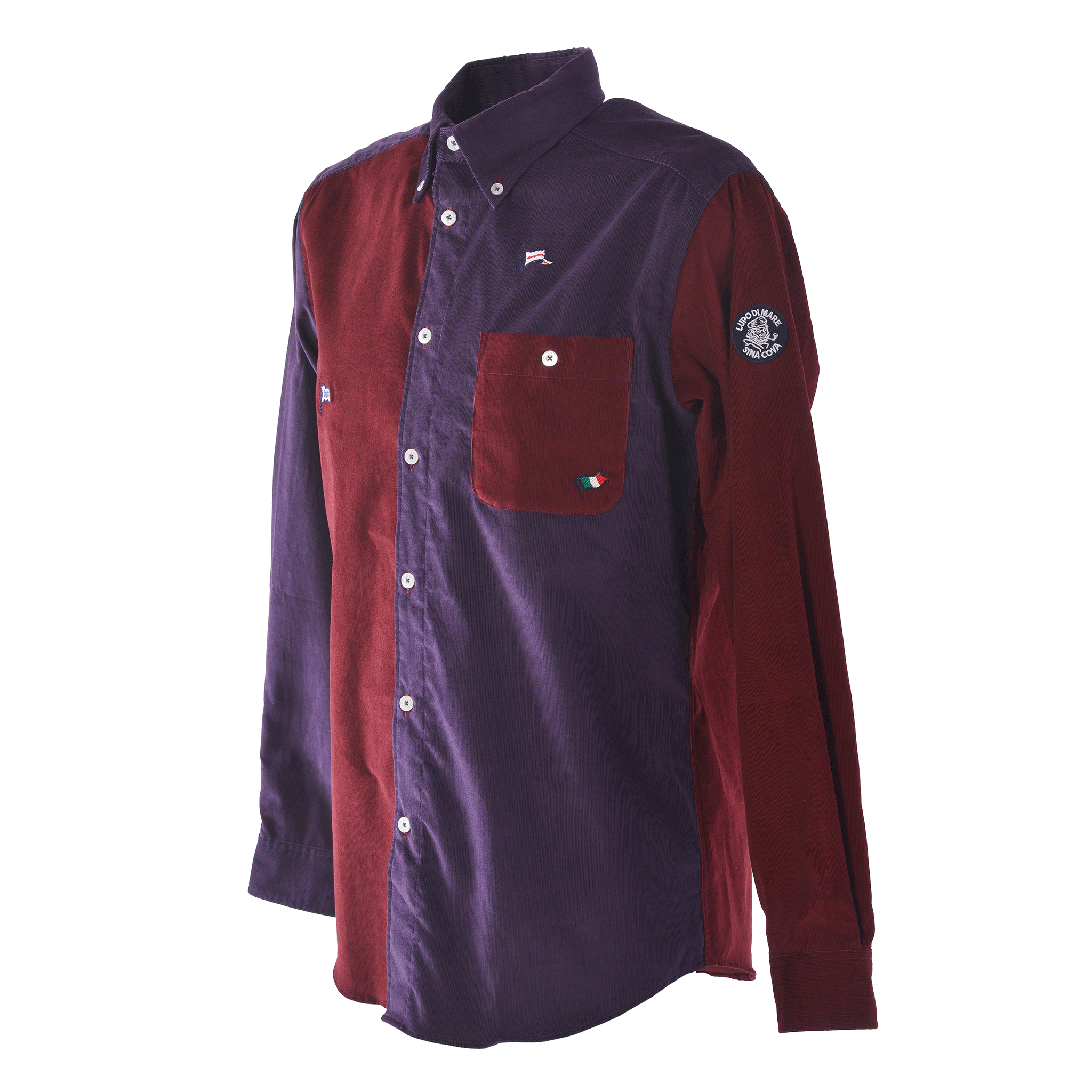 Long-sleeved button-down shirt 25224060