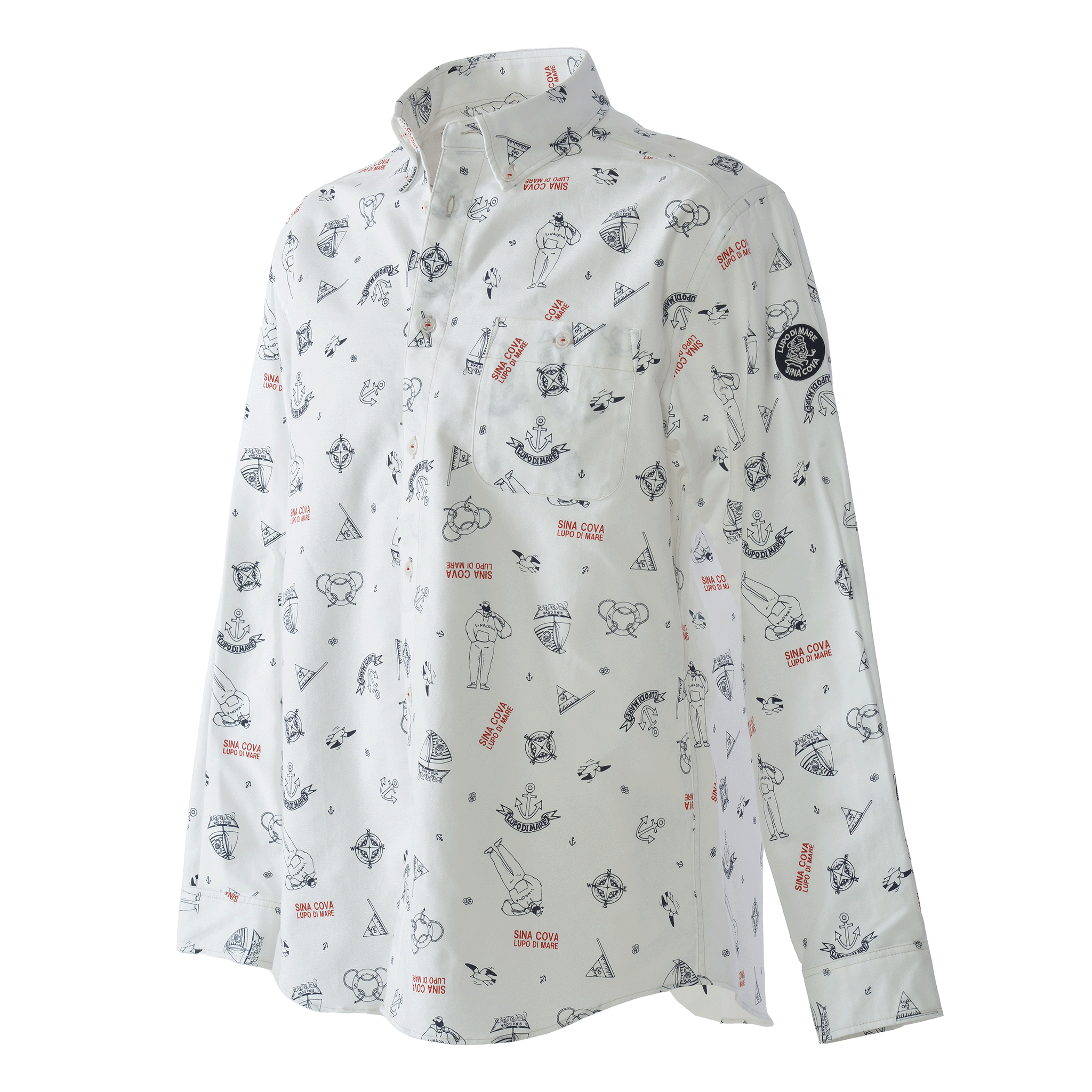 King Size Long-Sleeve Button-Down Shirt 26224036