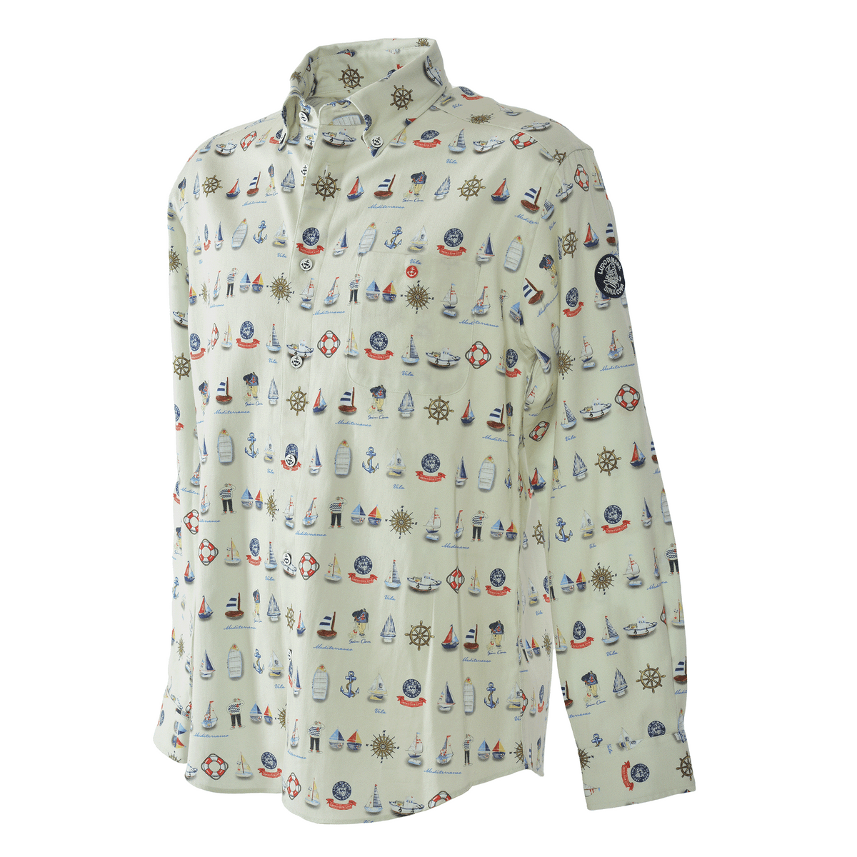 Long-sleeve Button-down Shirt 26224050