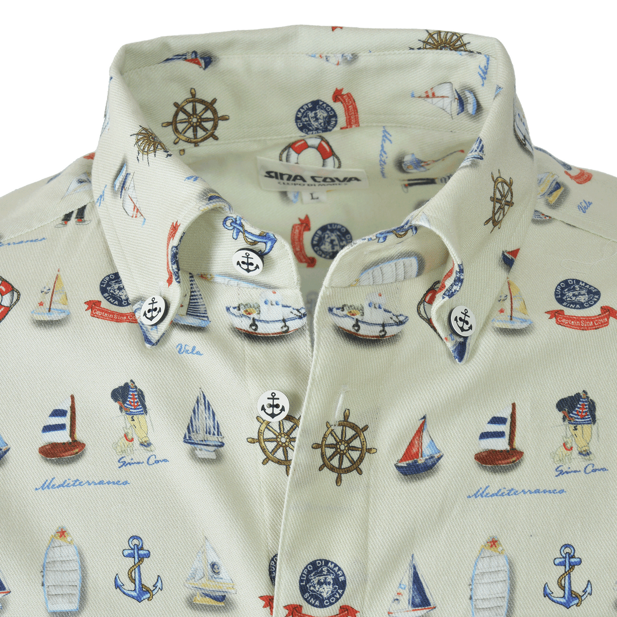 Long-sleeve Button-down Shirt 26224050