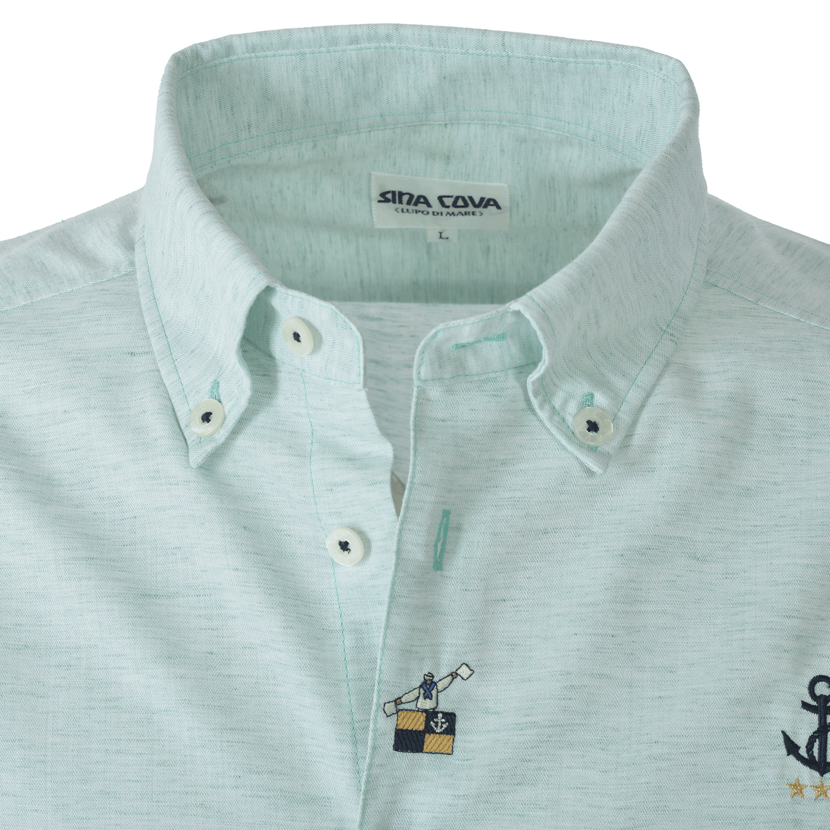 Long-sleeved button-down shirt 26214010