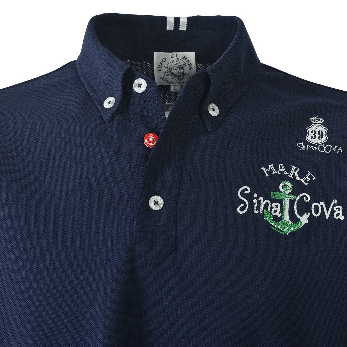 King-size Long-sleeve Polo Shirt 26210016