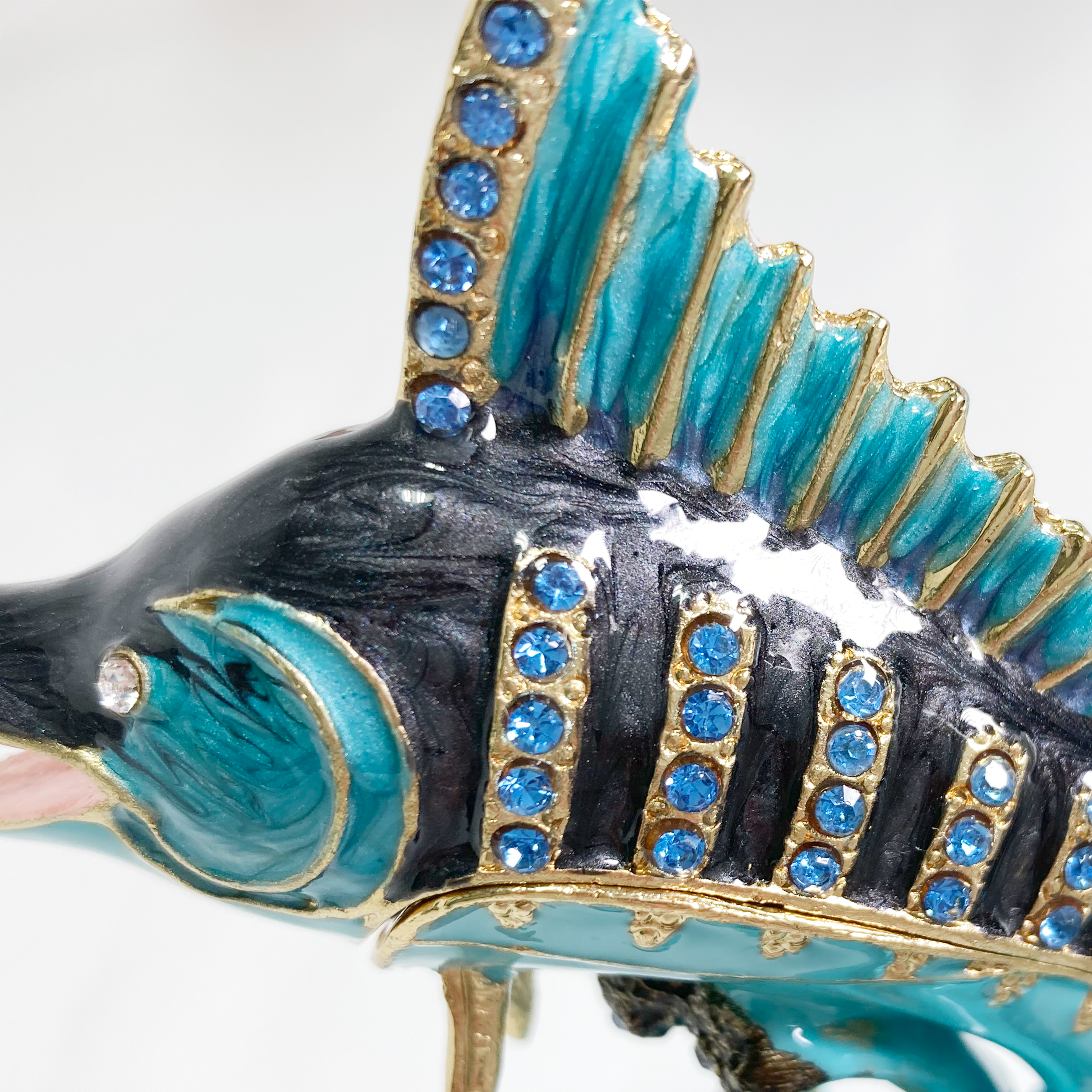 Marlin Miniature Trinket Box Blue 57001790