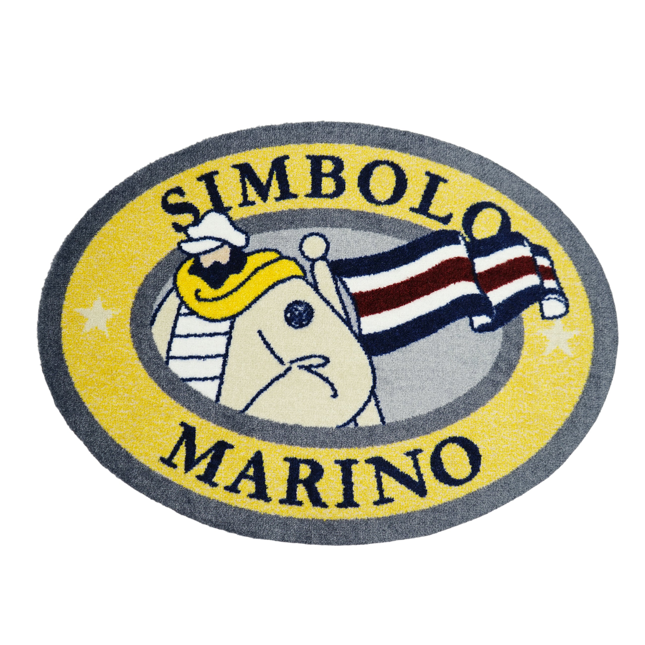 【公式】シナコバ (SINA COVA)シナコバオリジナルマット SIMBOLO MARINO(楕円) 57002580