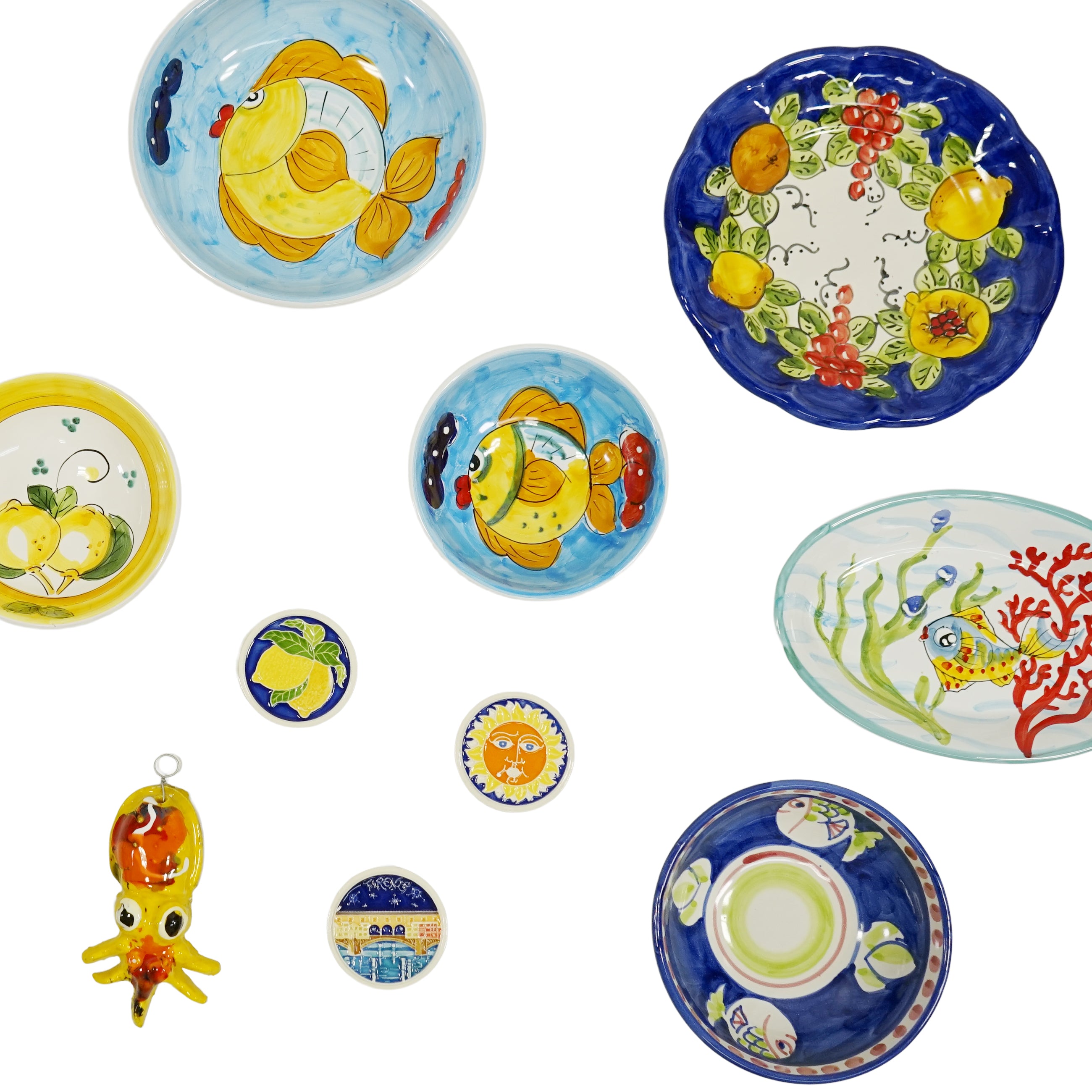 食器 ボウル 魚柄 14.5cm 57003070