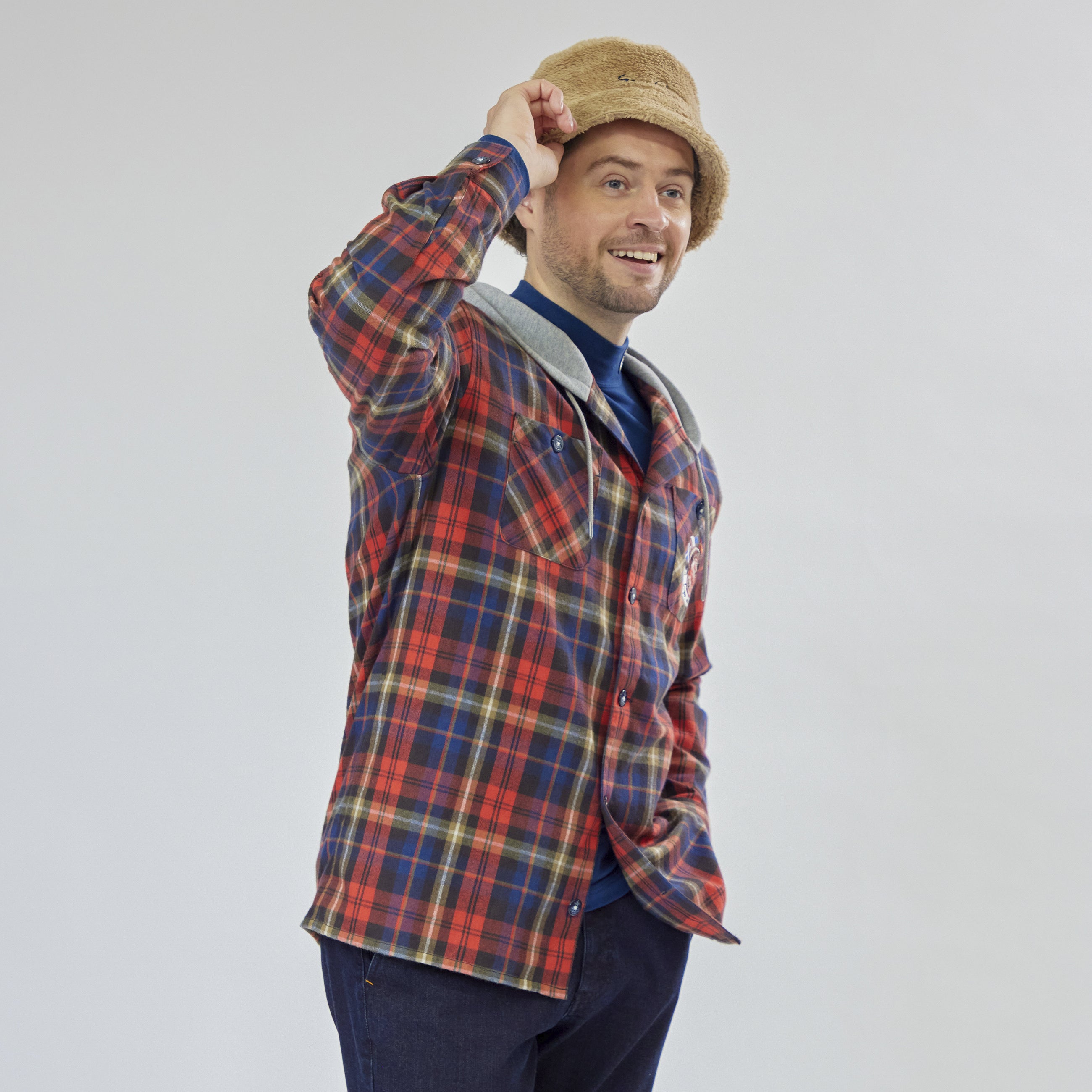 フード付きシャツジャケット 25223040