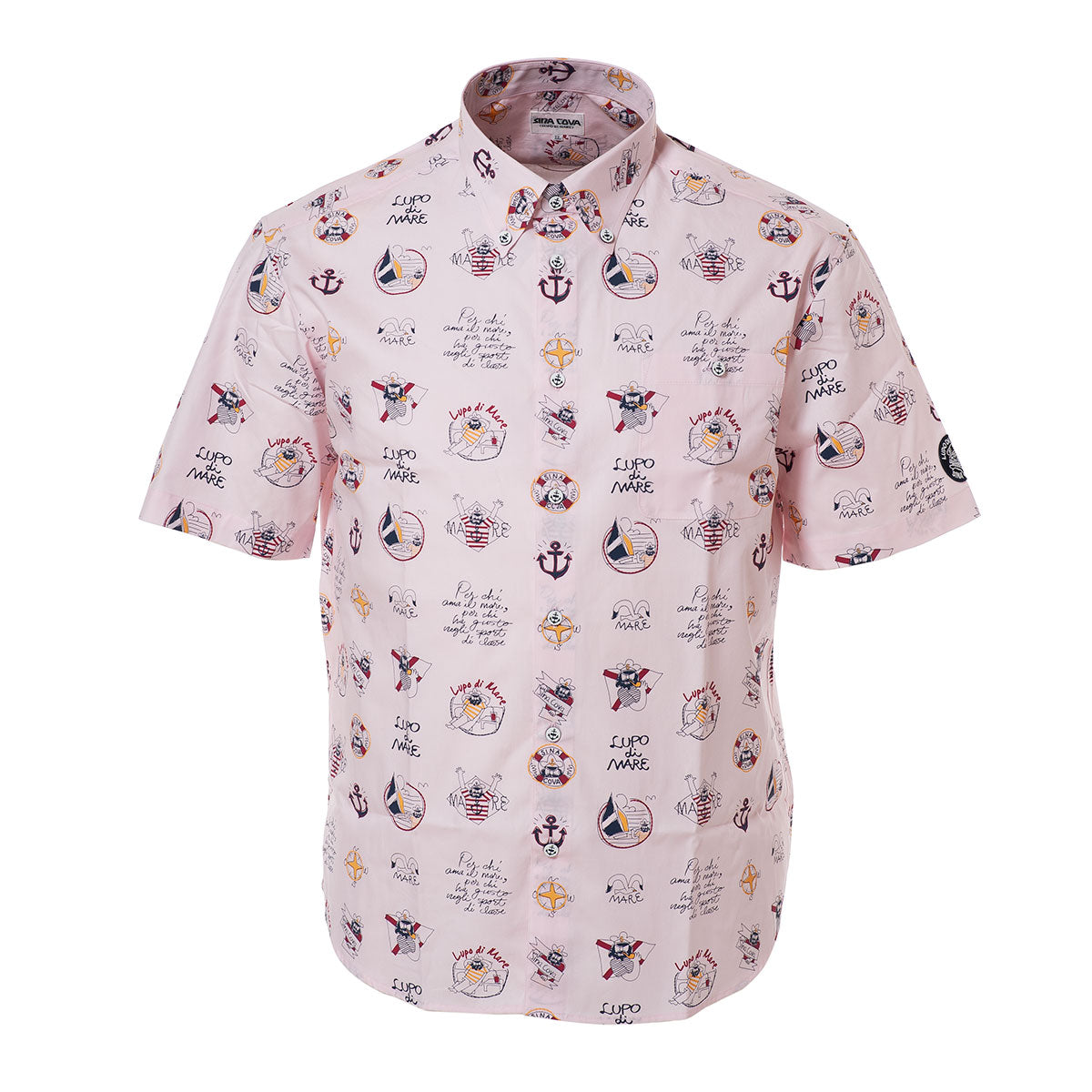 Short -sleeved button down shirt 19124540