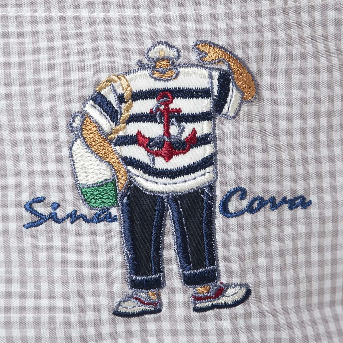 Short -sleeved button down shirt 20124550