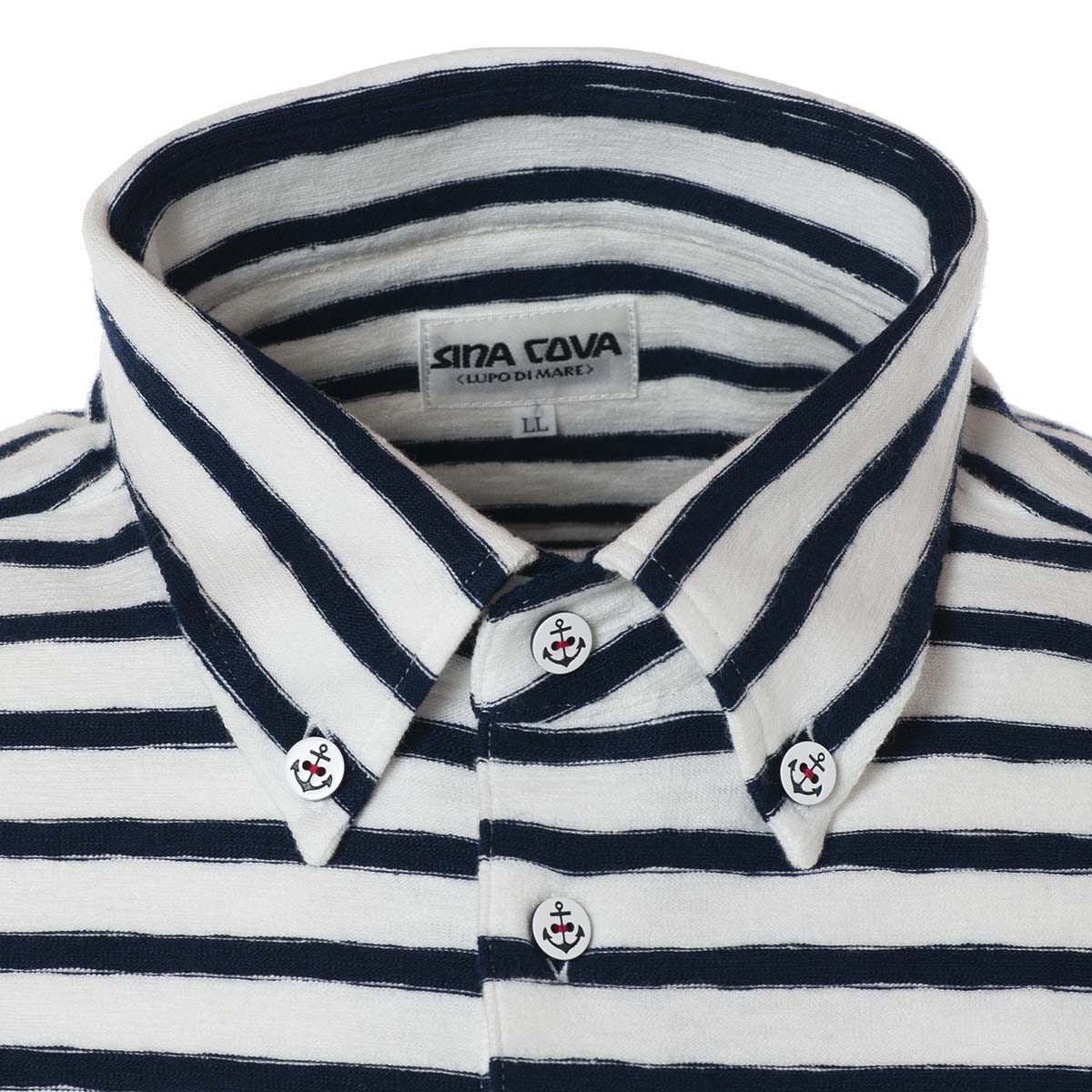 Short -sleeved button down shirt 20124510