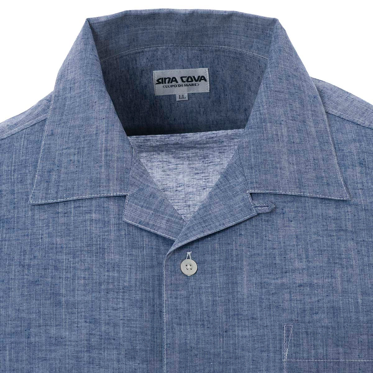 【アウトレット】シナコバ (SINA COVA) 半袖 オープンカラーシャツ 21134520