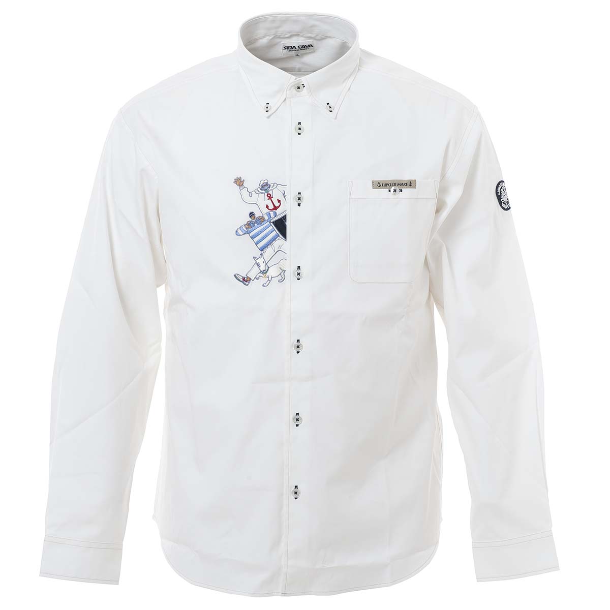 King size Long sleeve button down shirt 21224036