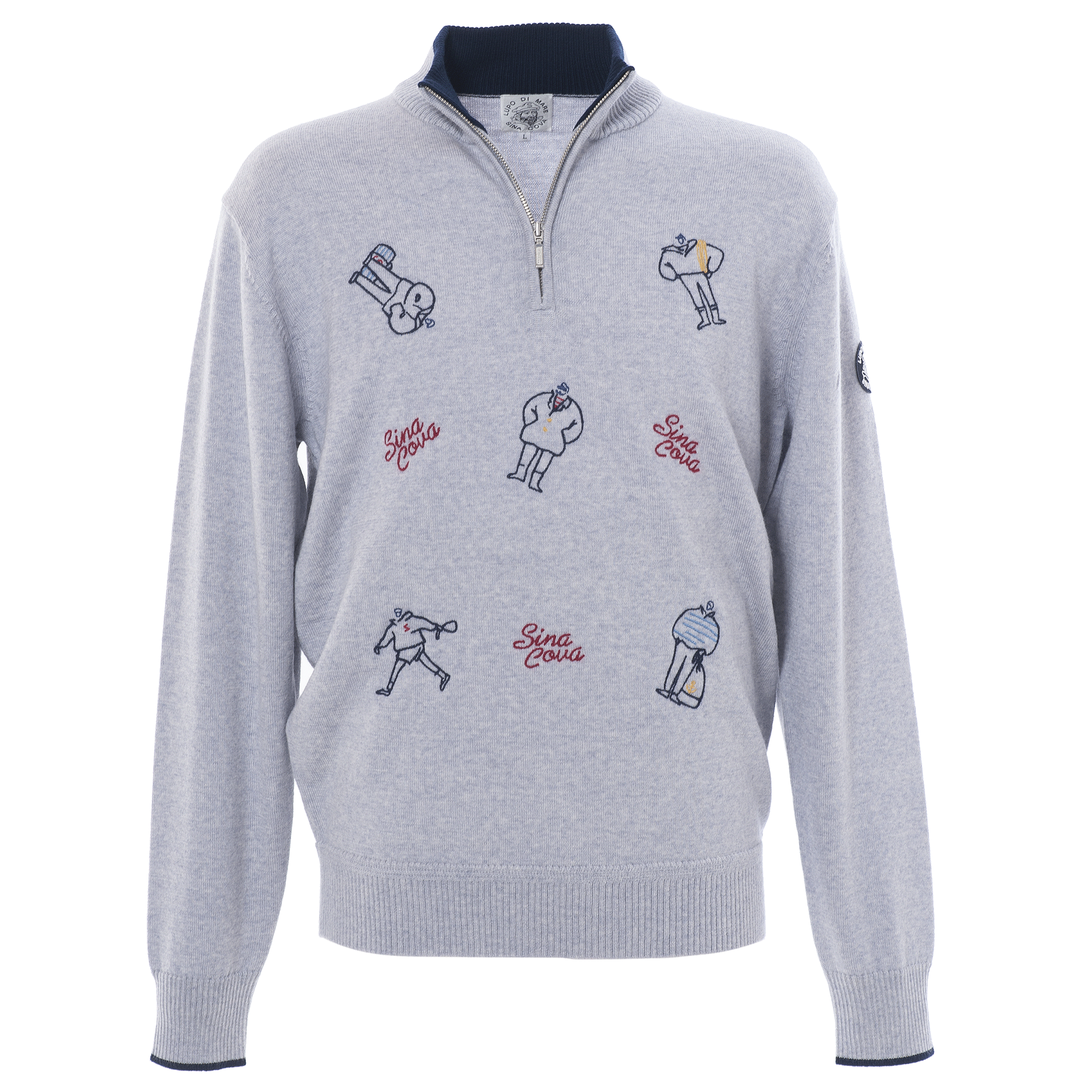 【アウトレット】 ハーフZIP セーター 22222010