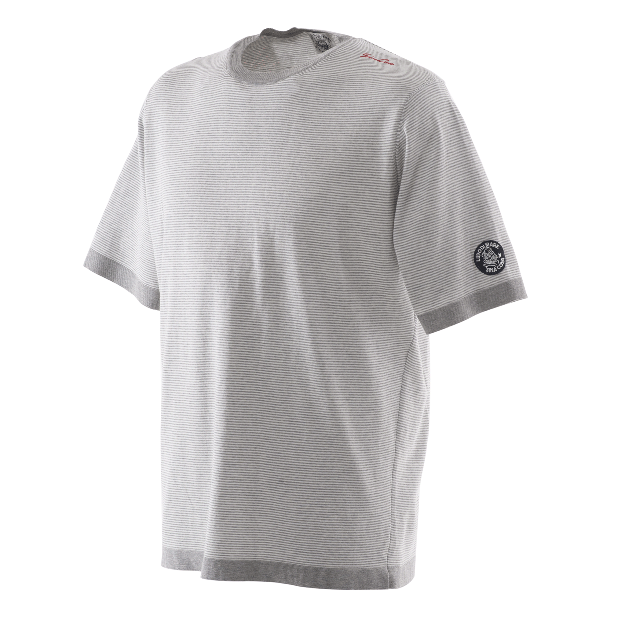 【公式】シナコバ(SINA COVA)ニット半袖Tシャツ 細いボーダー 23132510