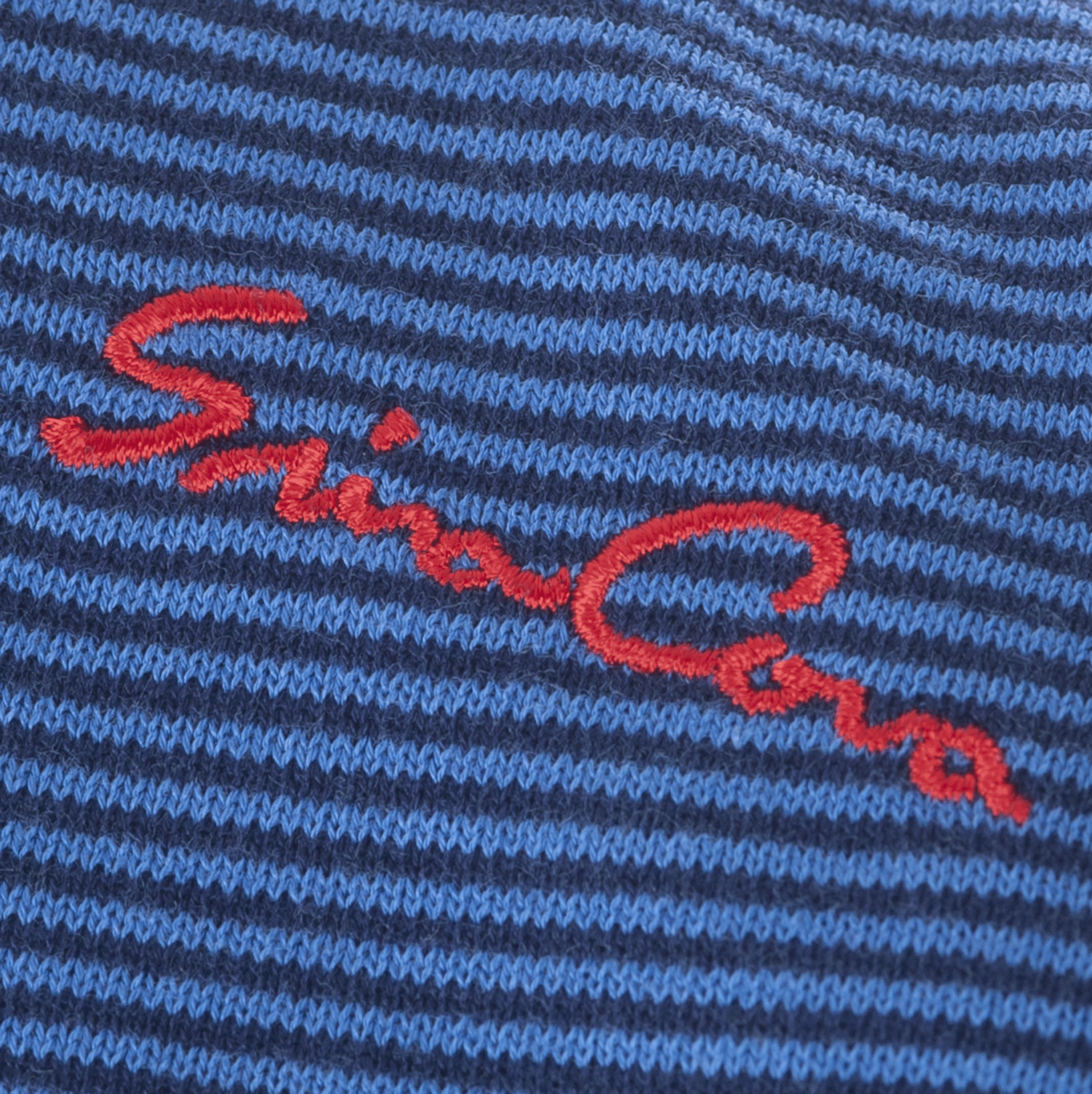 【公式】シナコバ(SINA COVA)ニット半袖Tシャツ 細いボーダー 23132510