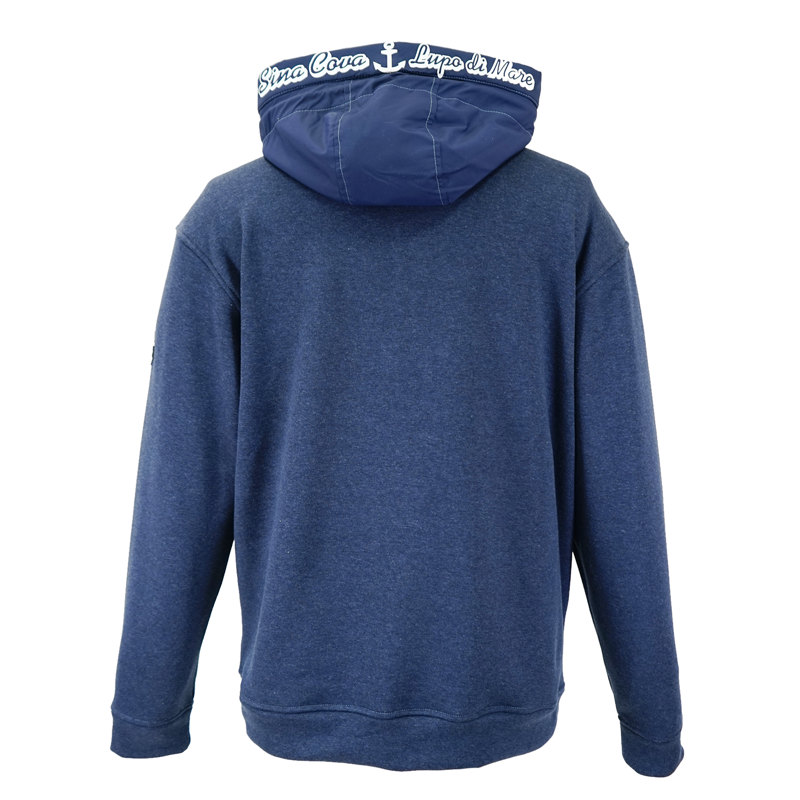 【公式】シナコバ (SINA COVA) フード付きプルオーバー 22220070 ブルーの背面