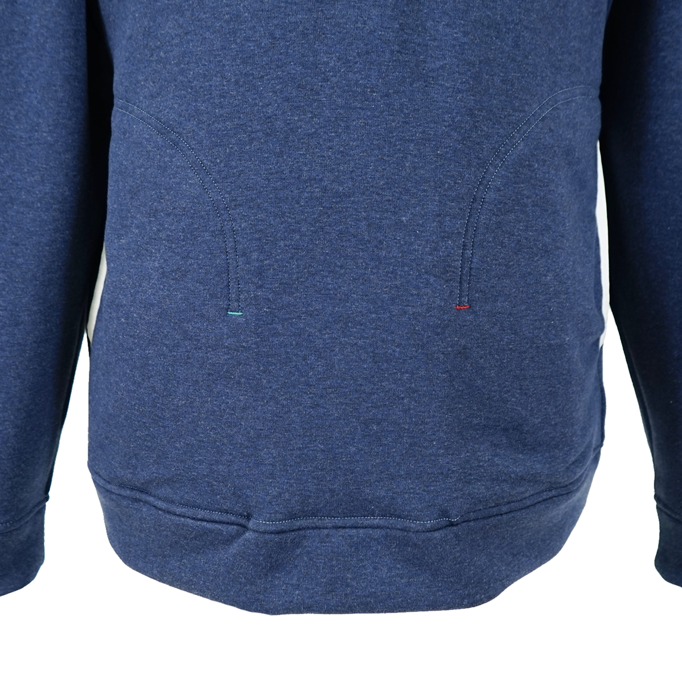 【公式】シナコバ (SINA COVA) フード付きプルオーバー 22220070 ブルーのポケット部分