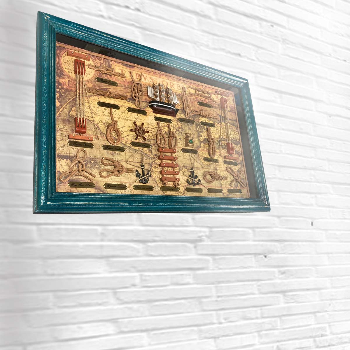 Wall ornament (large) "Nautical chart" 57000140