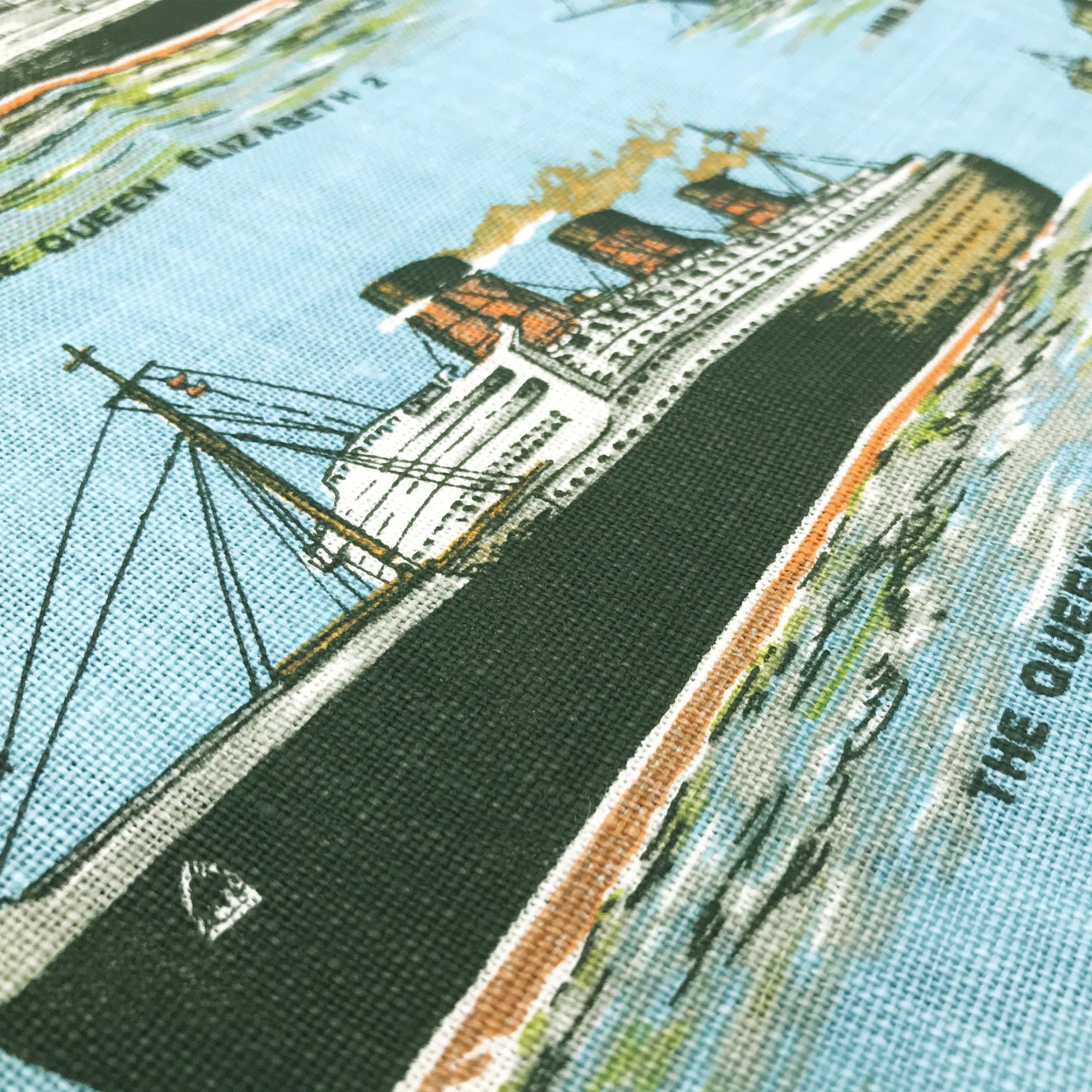 Tea towel Story of Ships 57000660
