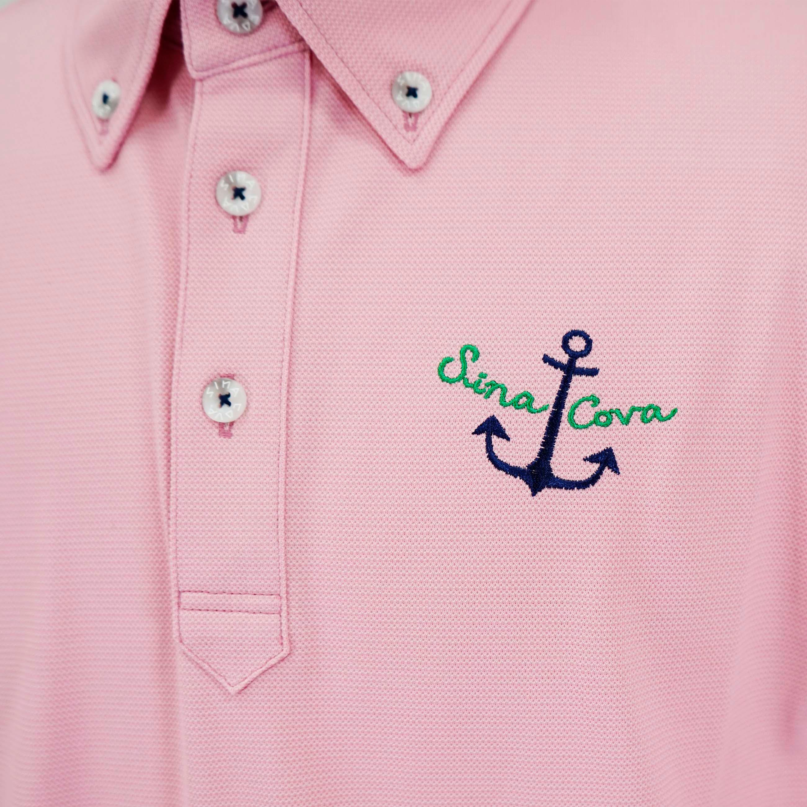 5分袖ボタンダウンポロシャツ 22110510 - SINA COVA