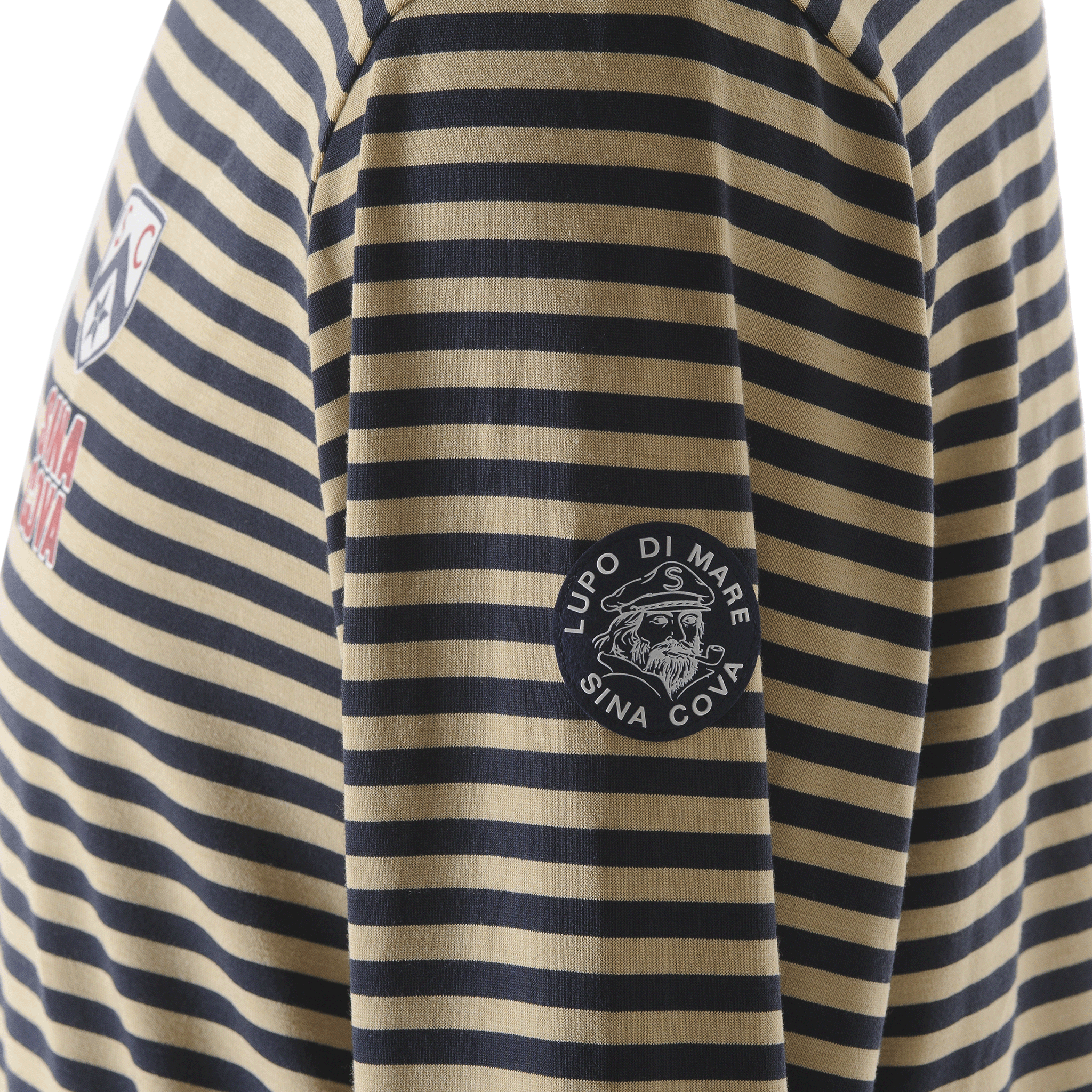 【公式】シナコバ （SINA COVA） ボーダー柄 タートルネック 長袖Tシャツ ユニセックス（男女兼用） 23250020