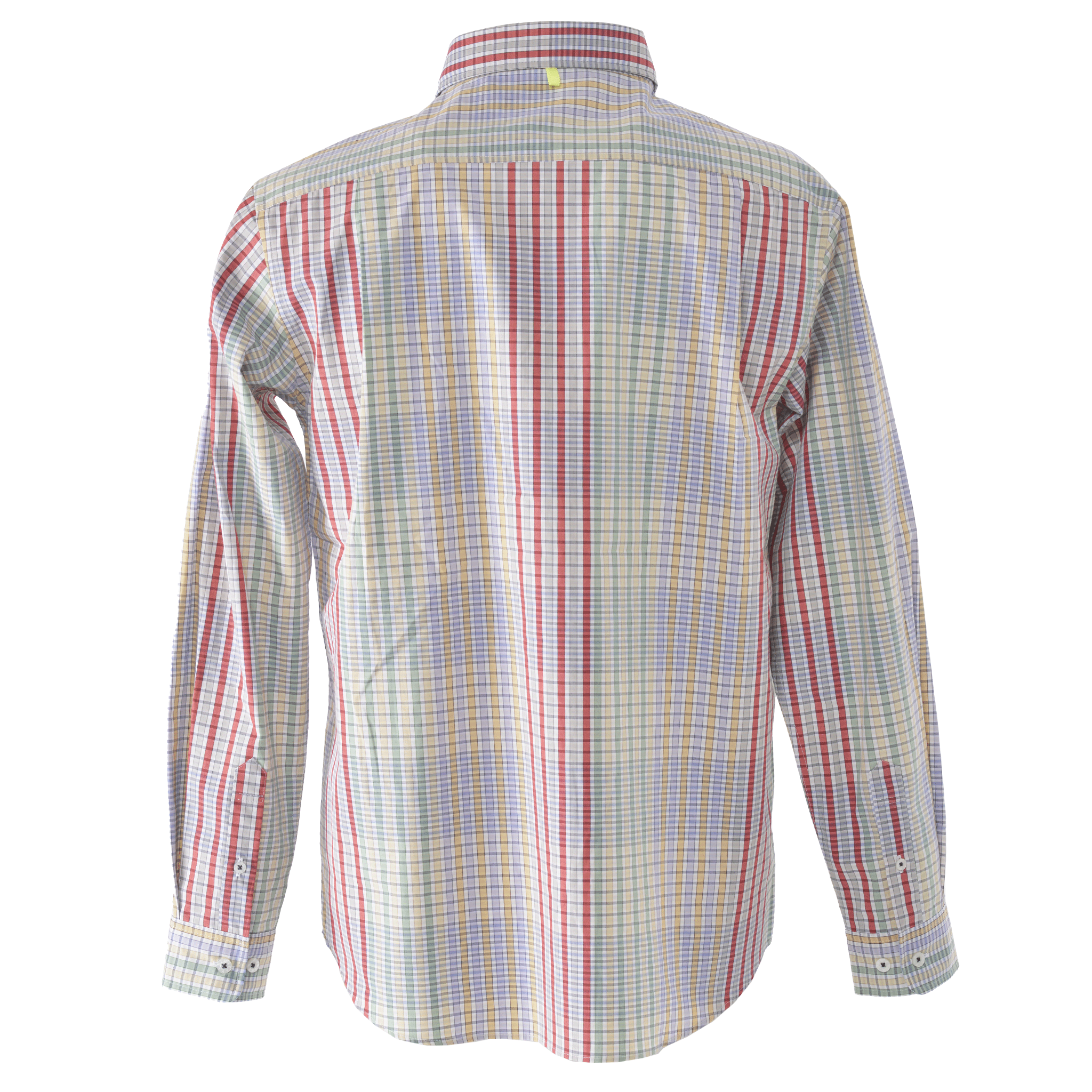 [Official] SINA COVA Long Sleeve Button Down Shirt Check/Multi Stripe Pattern 24114010