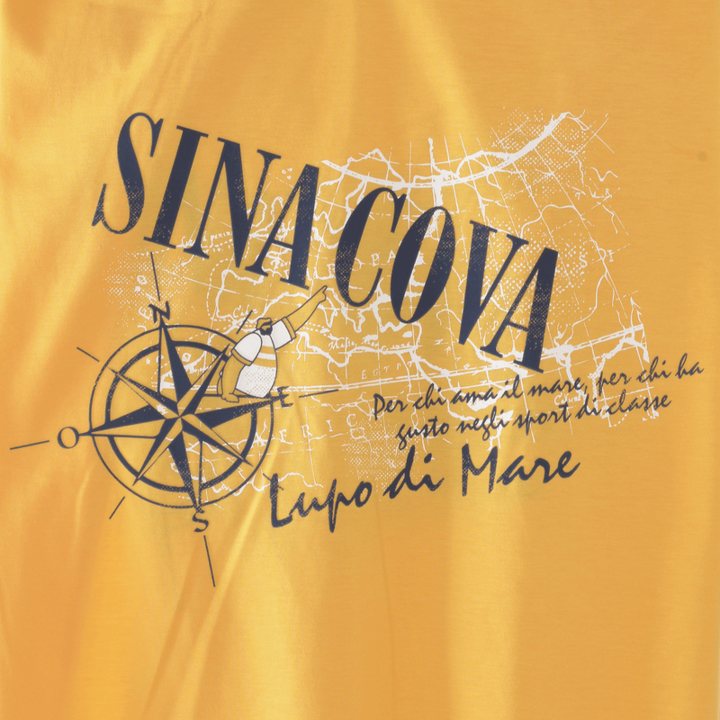 [Official] SINA COVA King Size Back Print Short Sleeve T-Shirt 24110626