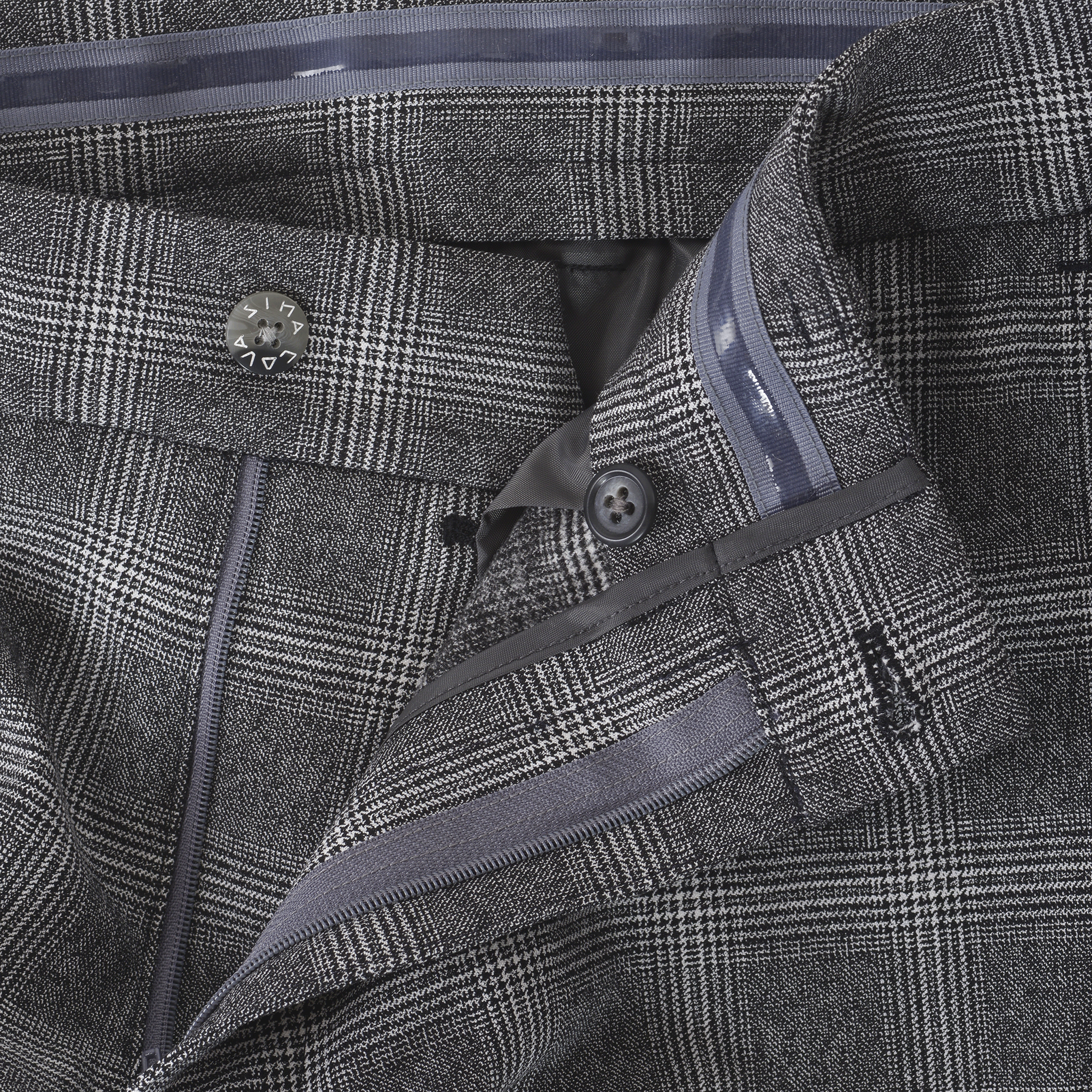 [Official] SINA COVA Check Pattern No-Tuck Pants 24255020
