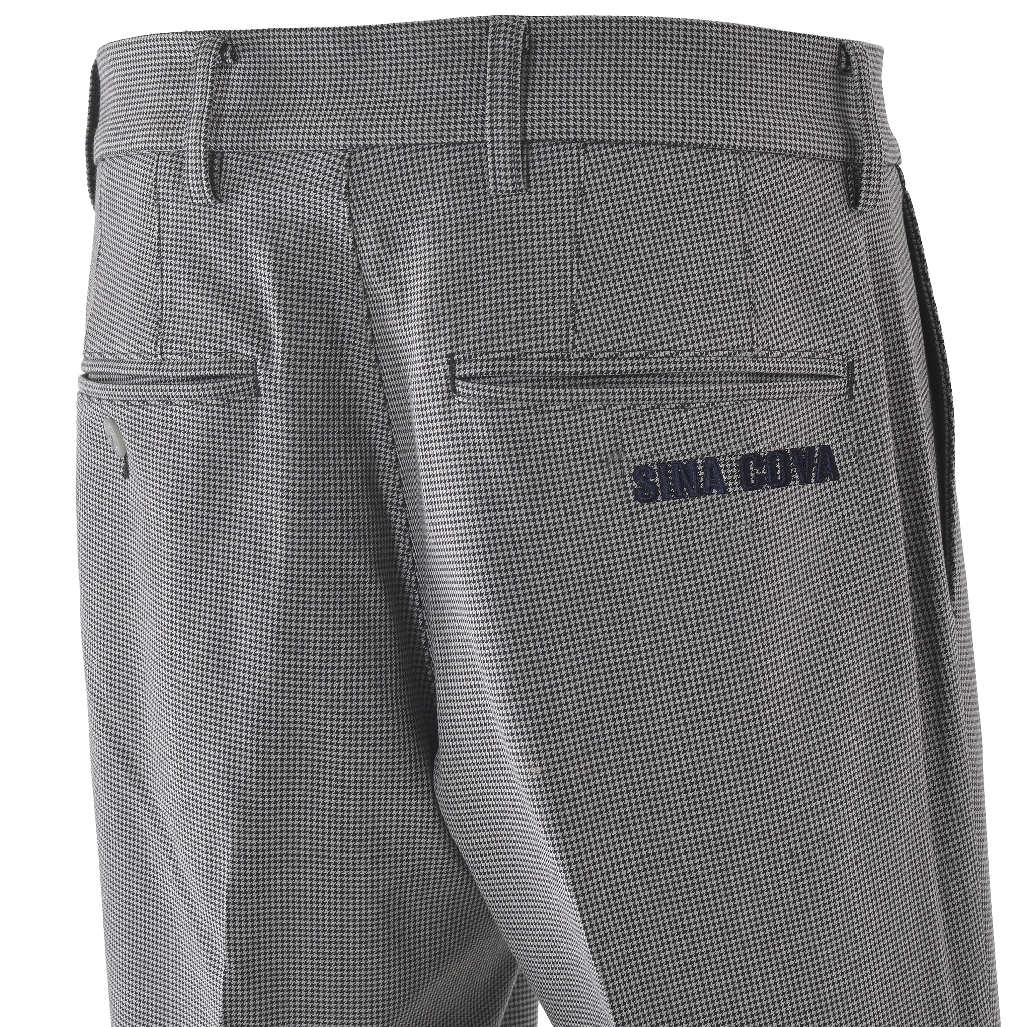 [Official] SINA COVA Check Pattern No-Tuck Pants 24255020