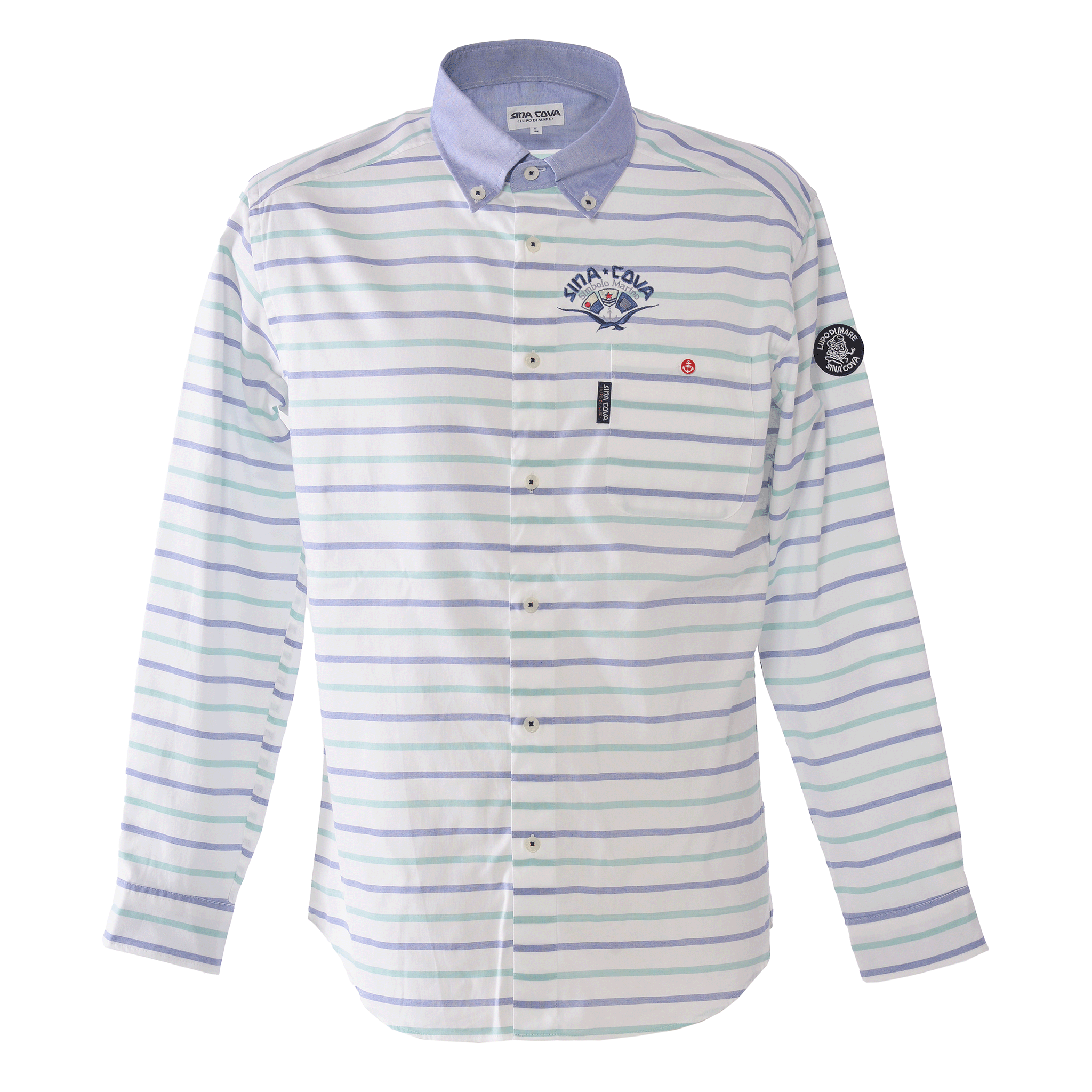 Long-sleeved button-down shirt 26114010