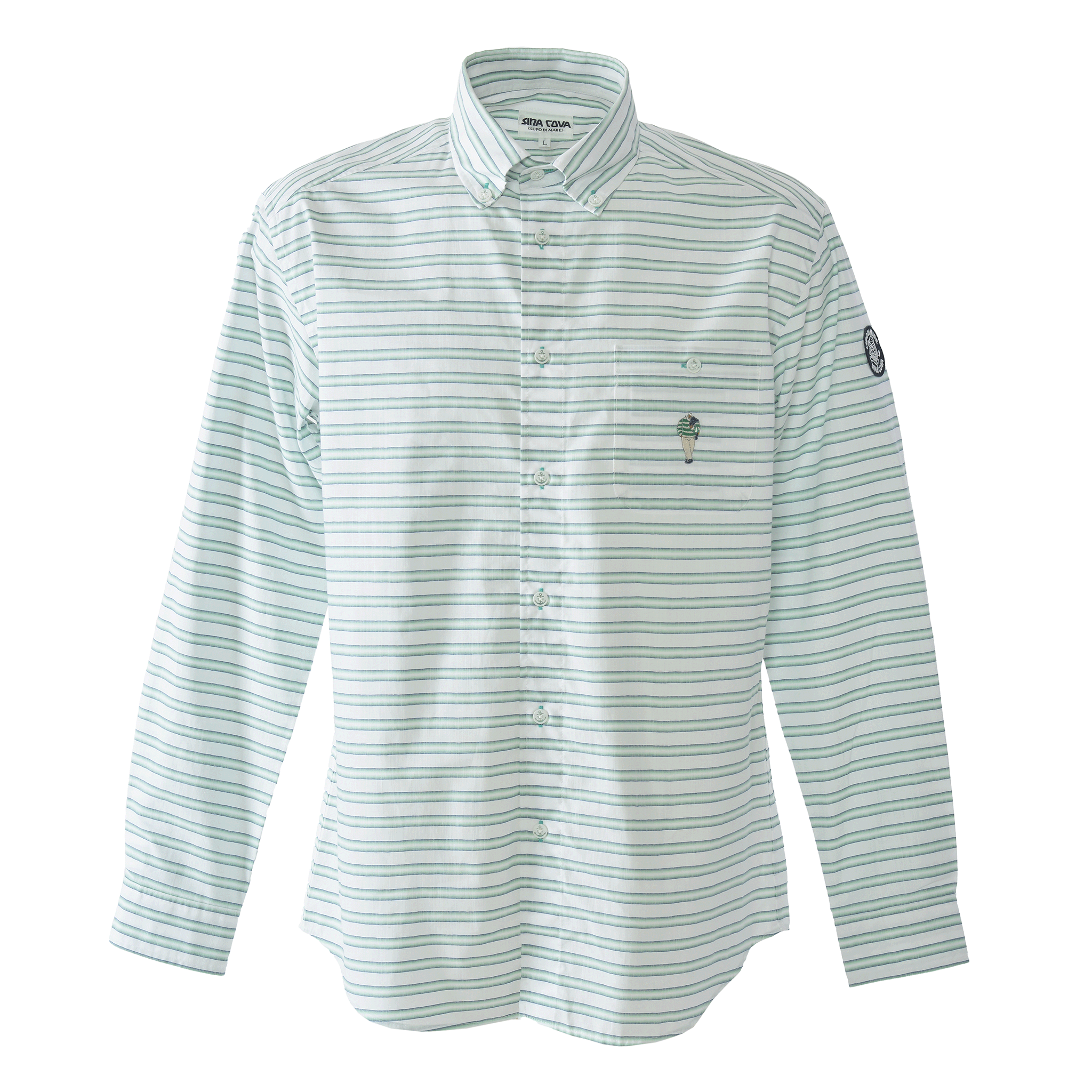 Long-sleeved button-down shirt 26124020