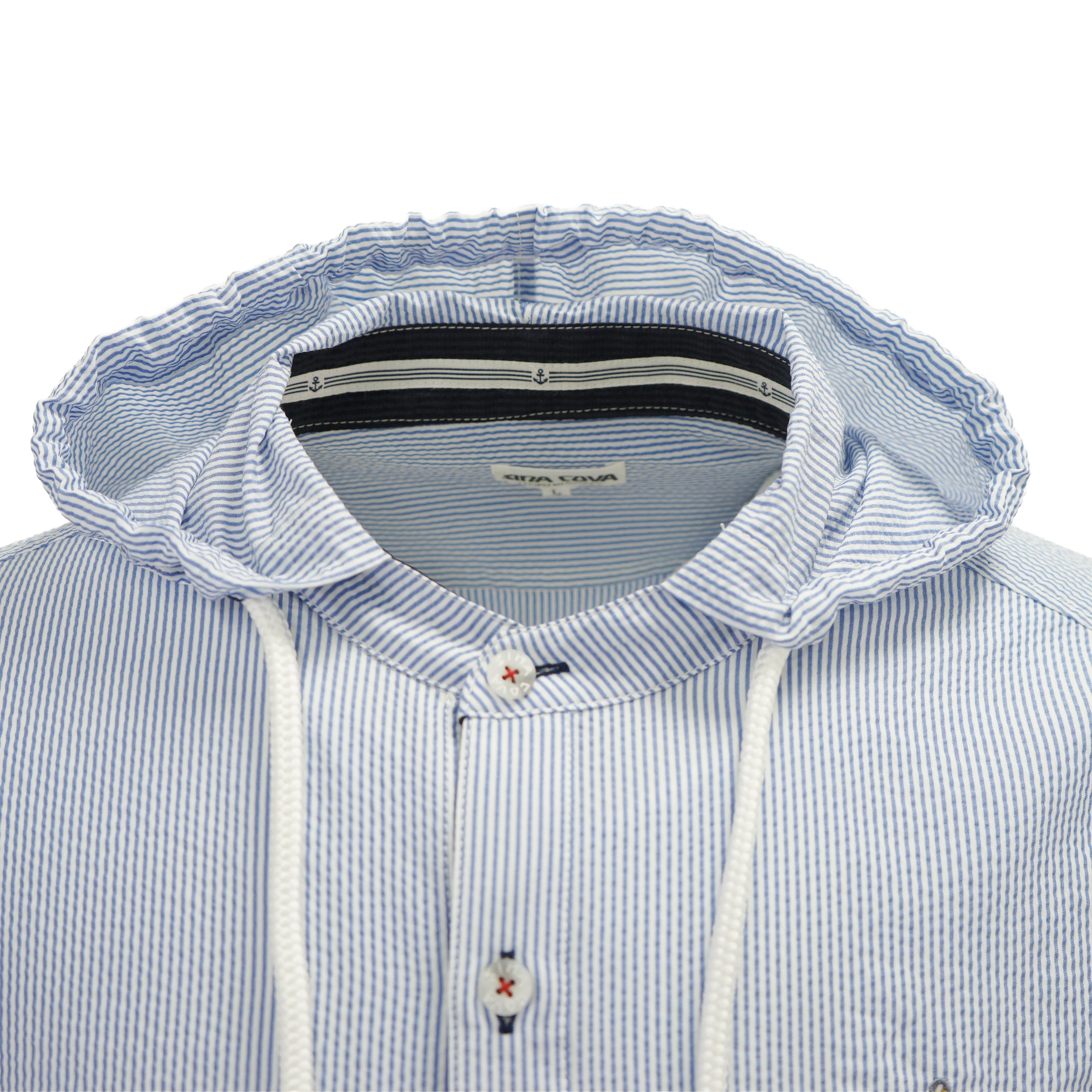 Hooded shirt jacket, unisex (unisex), 25113060