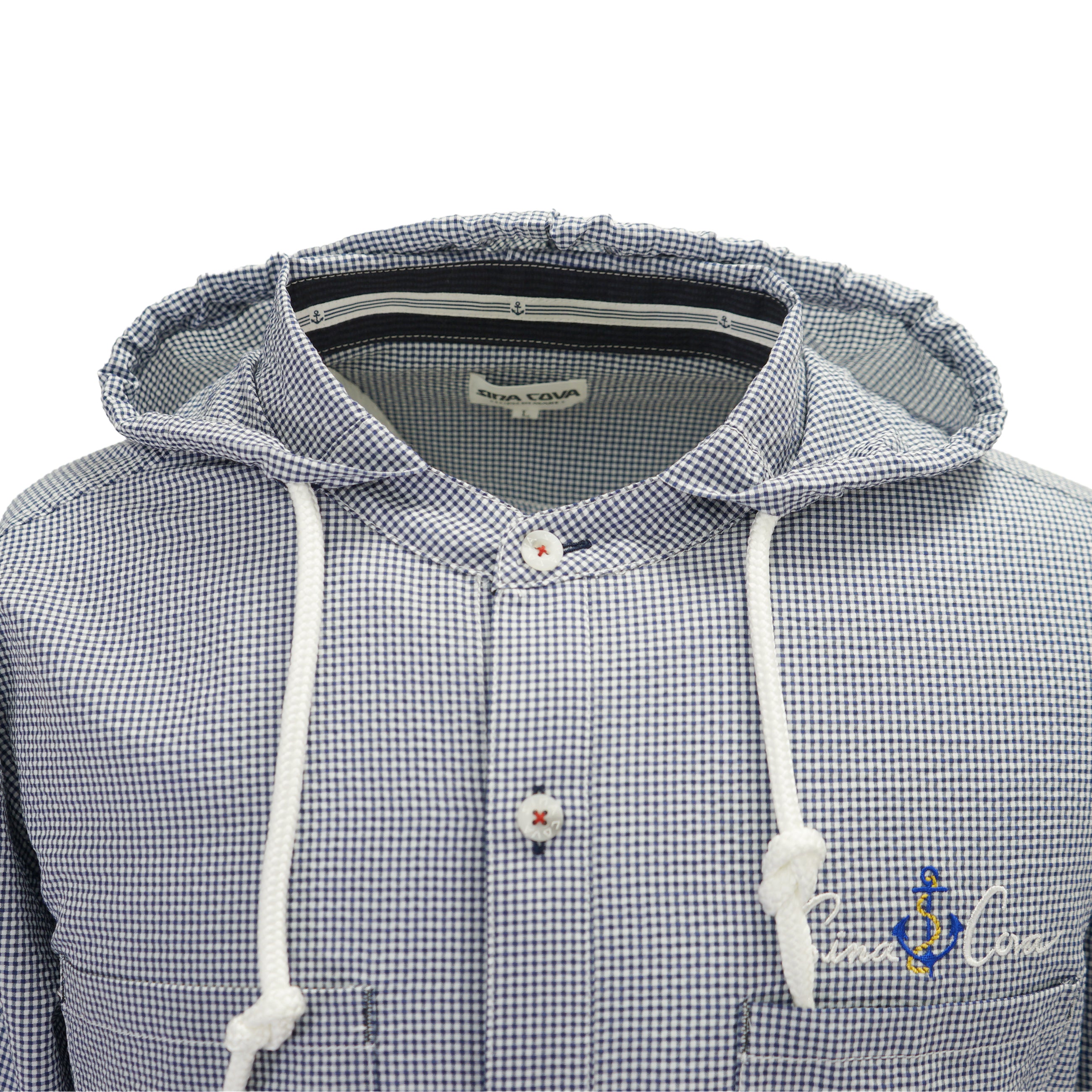 Hooded shirt jacket, unisex (unisex), 25113060