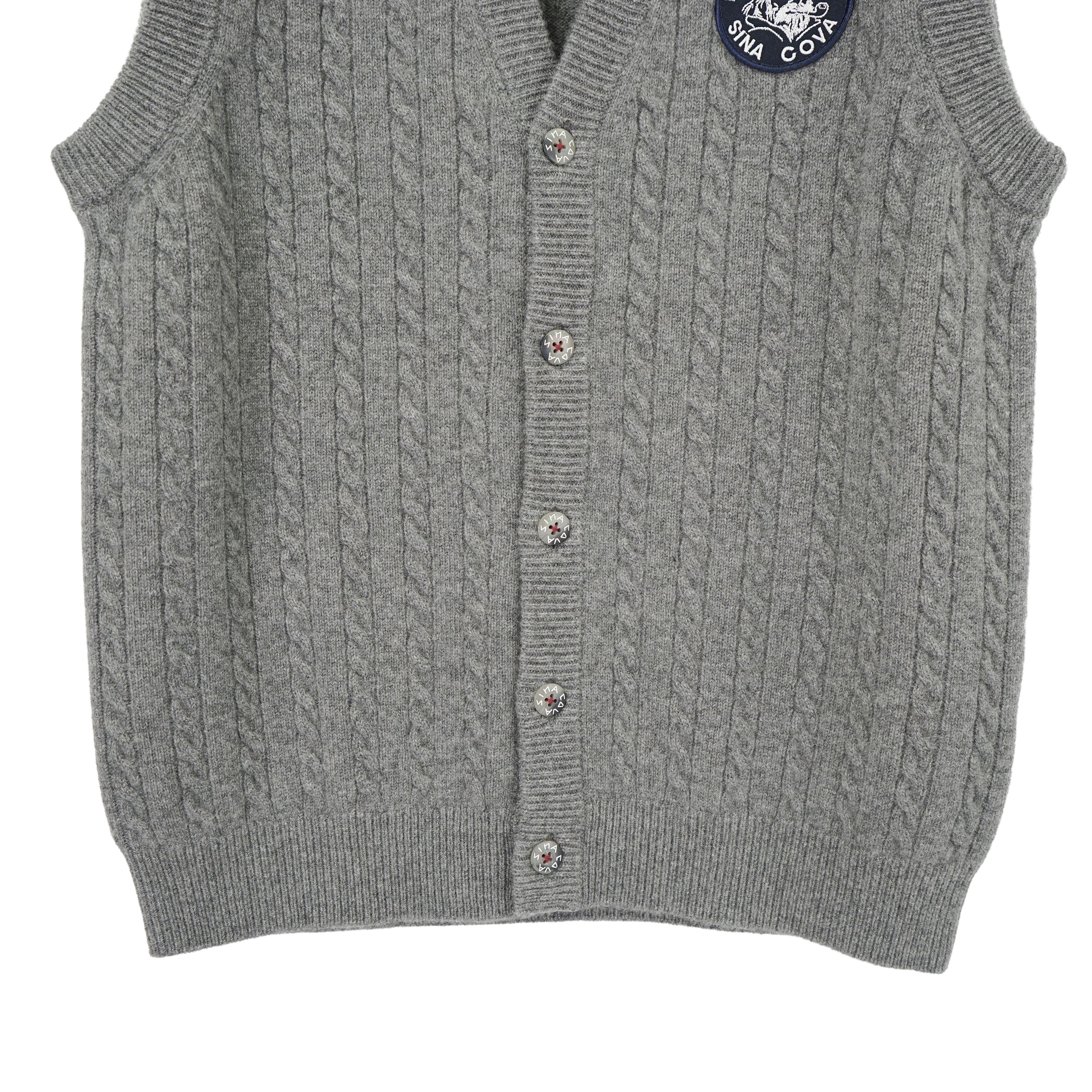 カシミヤ100％ ニットベスト 25222528